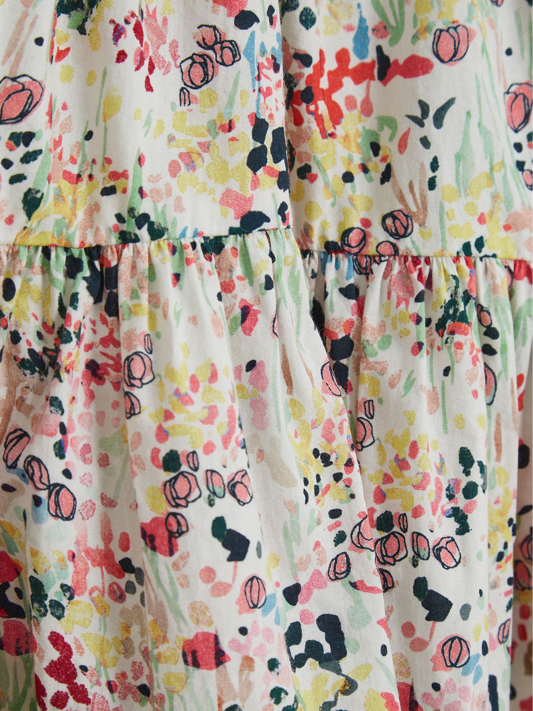 Floral Print Blouse in Coral - Image 6 of 6