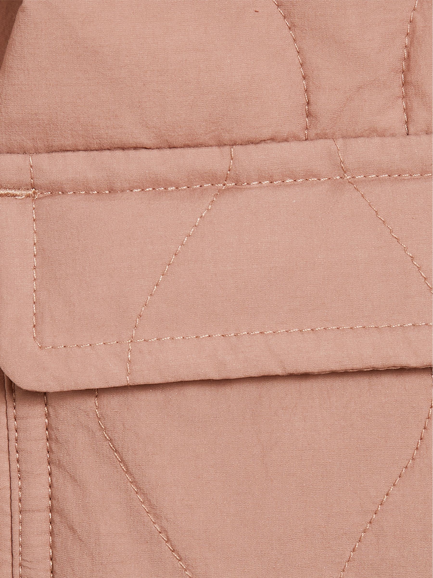 Quilted Short Coat in Pink - Image 7 of 7
