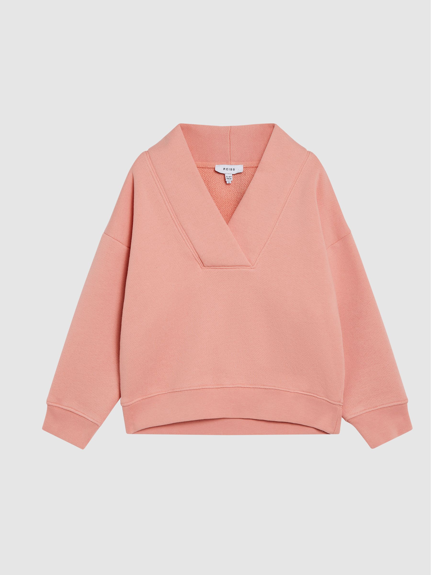 Shawl Collar Jumper in Pink - Image 2 of 6