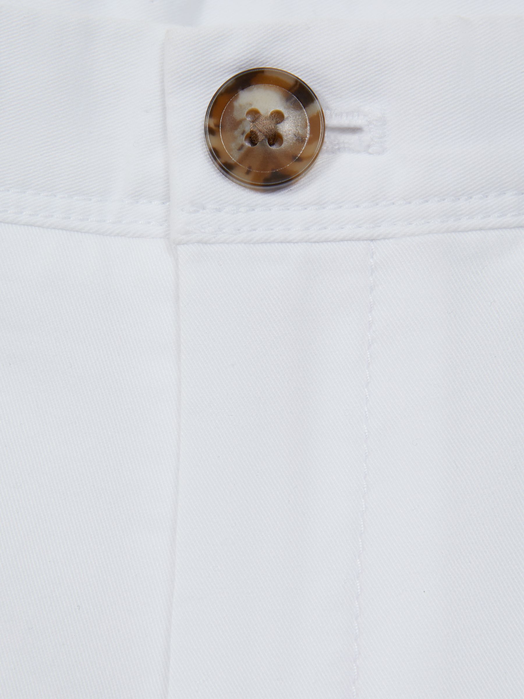 9-14 yrs Slim Fit Casual Chinos in White - Image 6 of 6