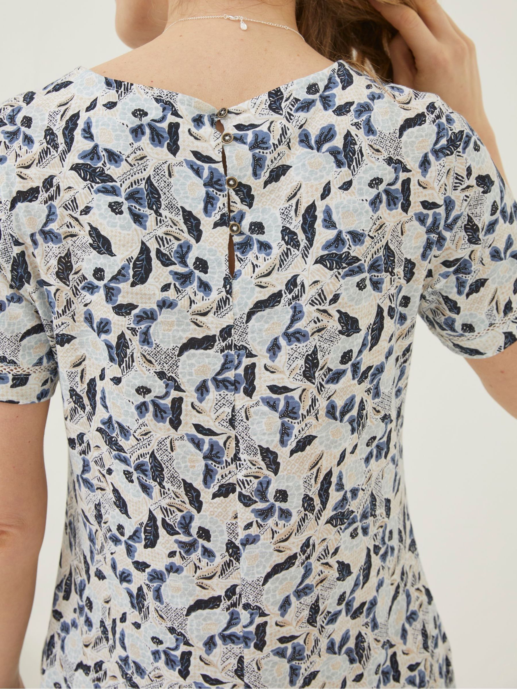 Natural Simone Batik Jersey Dress - Image 5 of 6