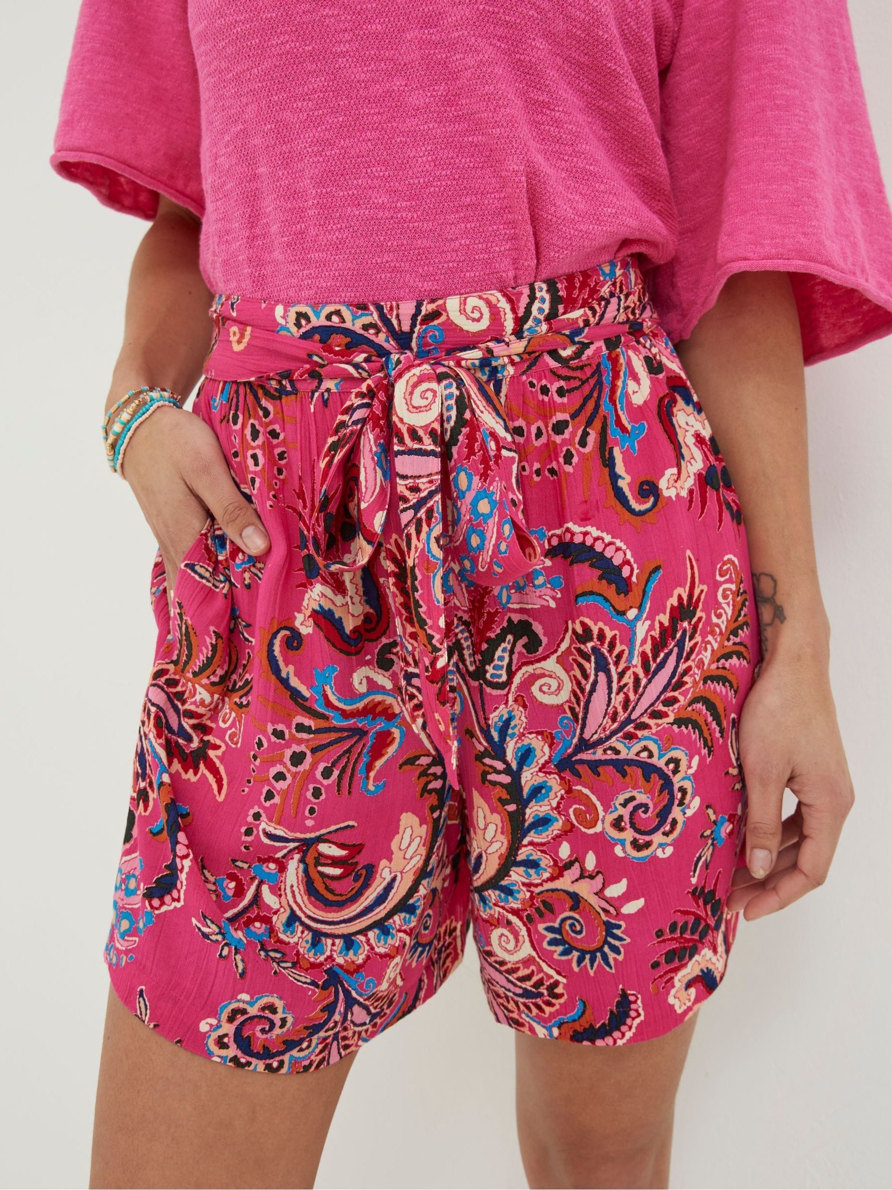 Pink Faye Festival Floral Shorts - Image 4 of 5