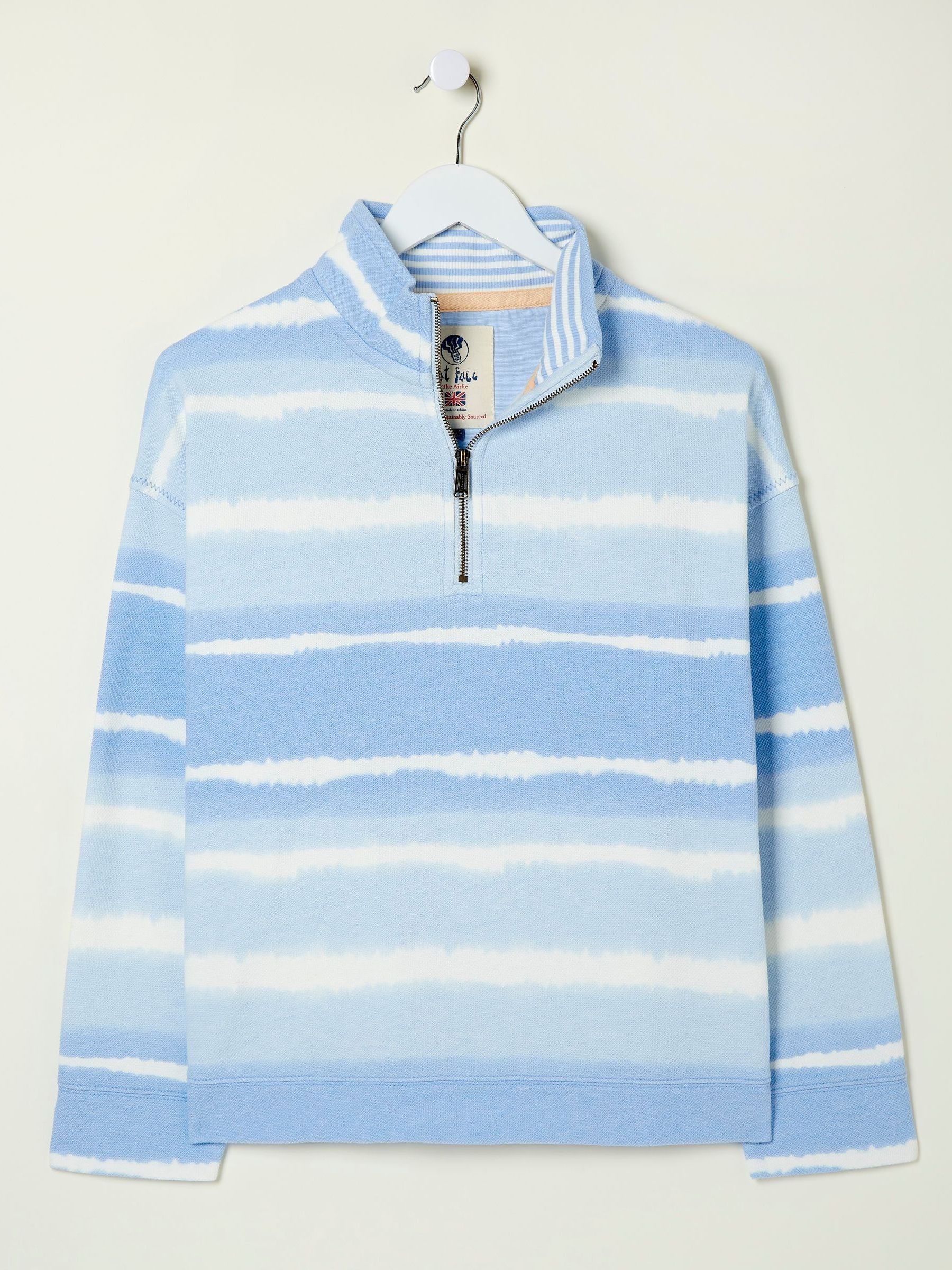 Blue Tie Dye Relaxed Airlie Sweatshirt - Image 6 of 6 Blue Tie Dye Relaxed Airlie Sweatshirt - Image 6 of 6