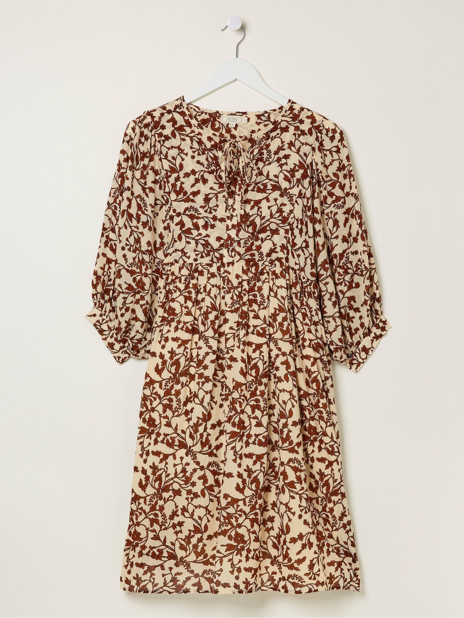 Brown Floral Scarlett Dress - Image 6 of 6