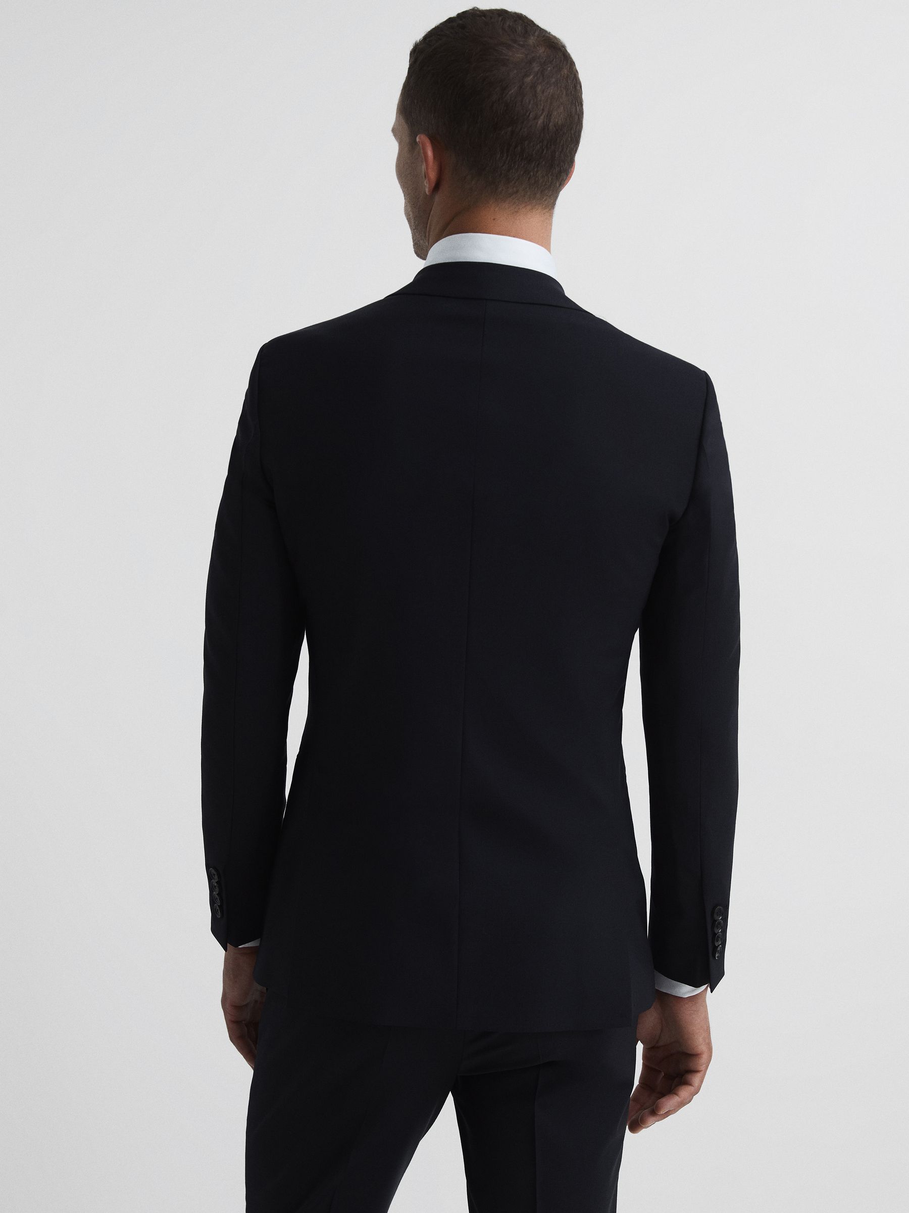 Modern Fit Travel Blazer in Black - Image 5 of 6