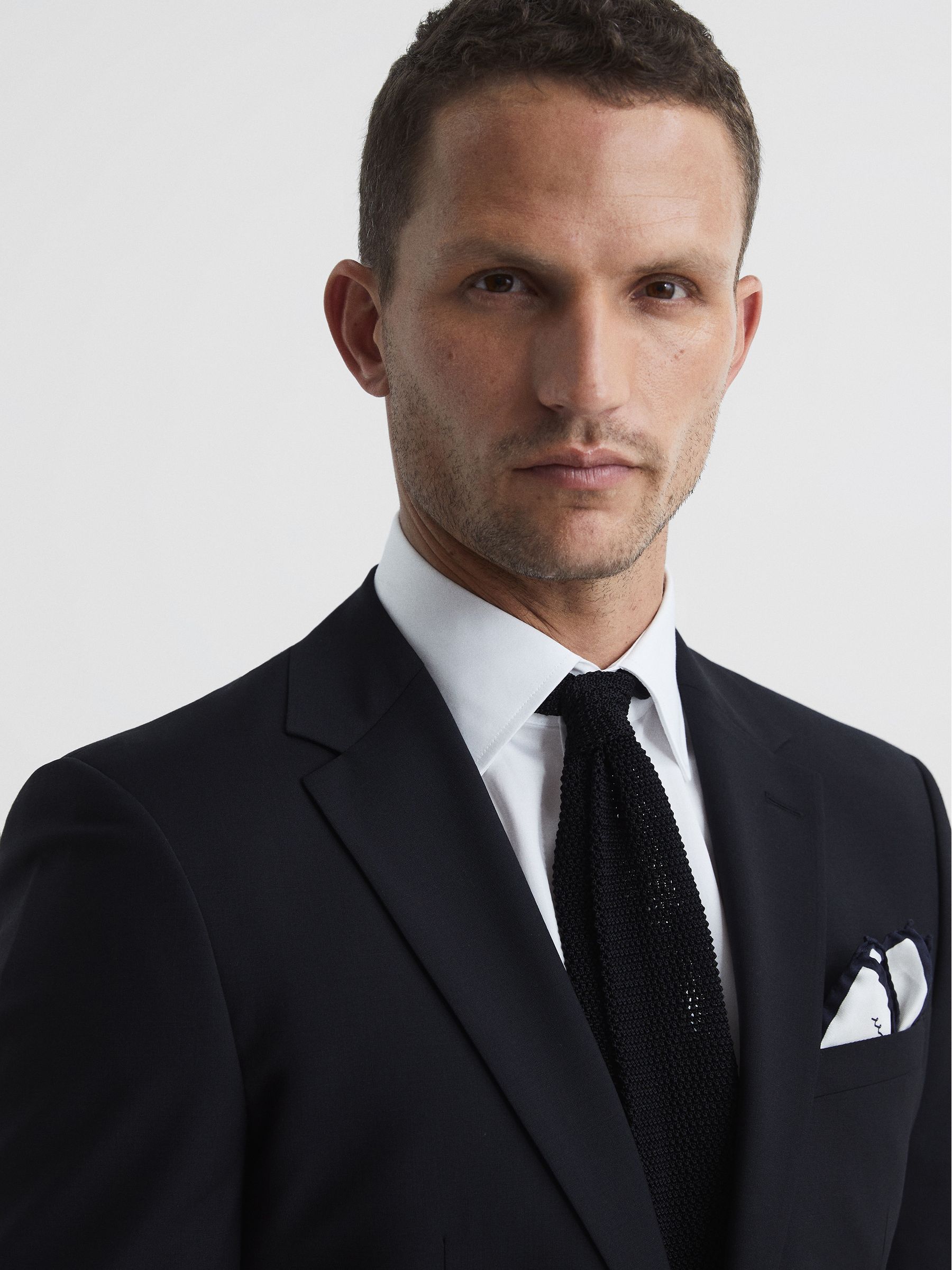 Modern Fit Travel Blazer in Black - Image 6 of 6