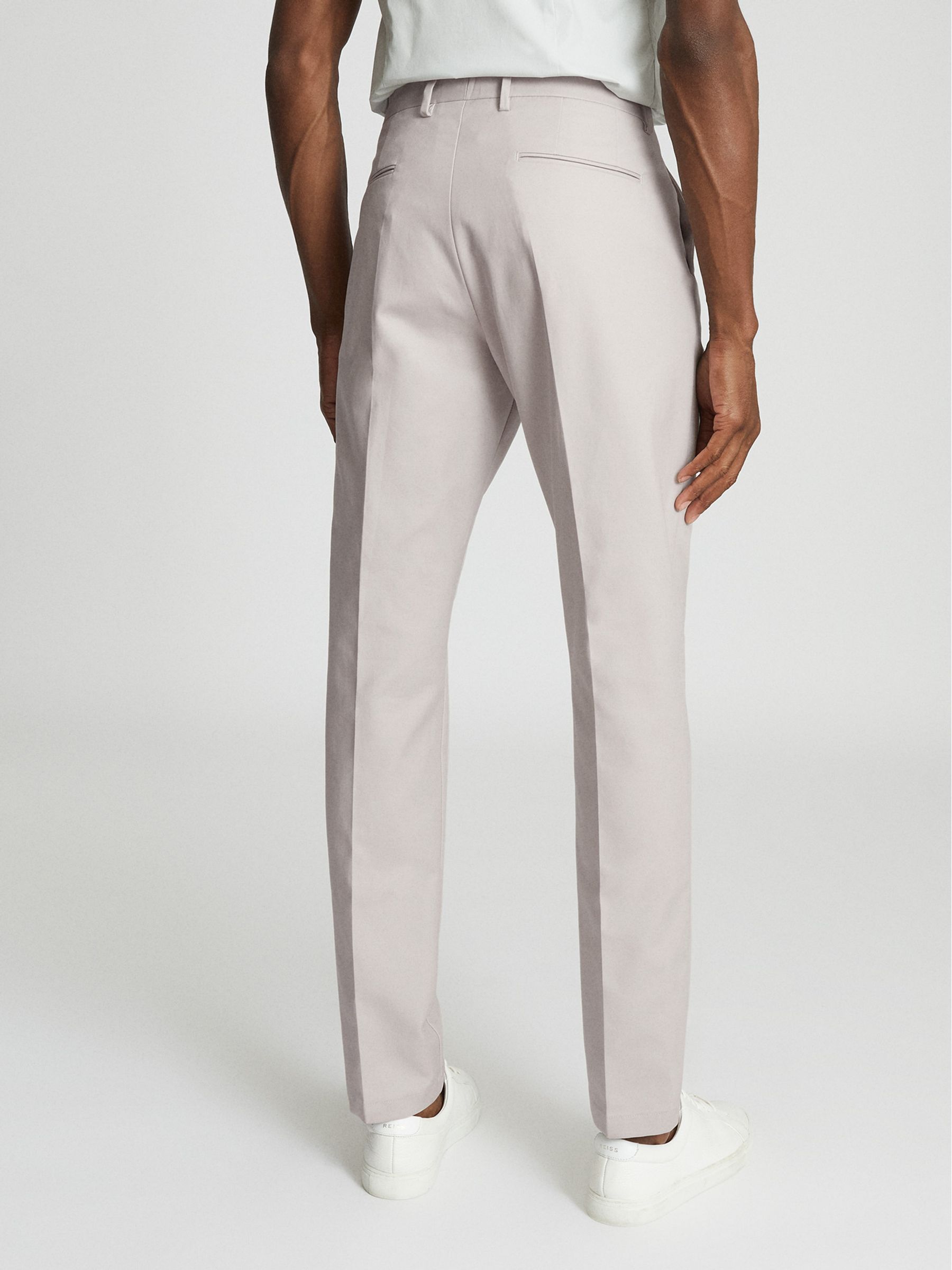 Regular Fit Chinos in Stone - Image 5 of 6