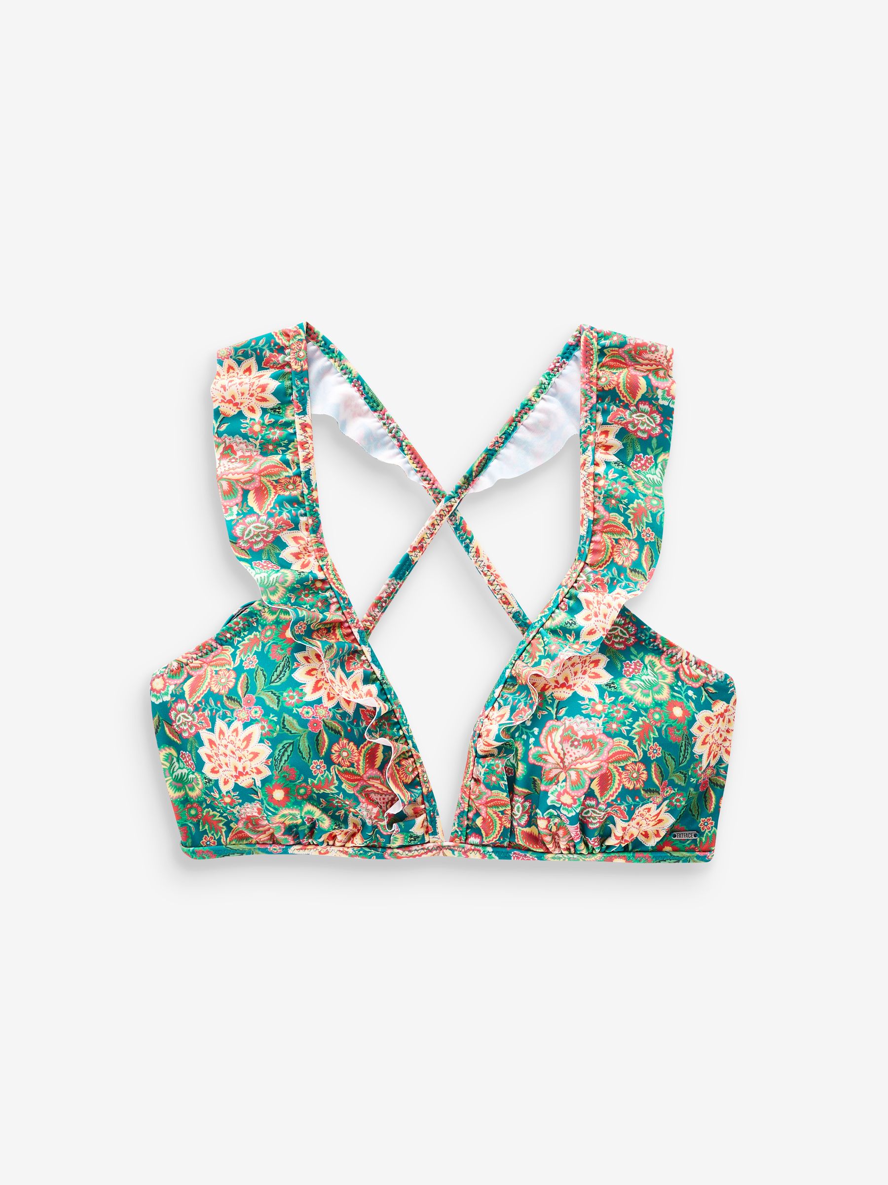 Green Paradise Frill Bikini Top - Image 4 of 4