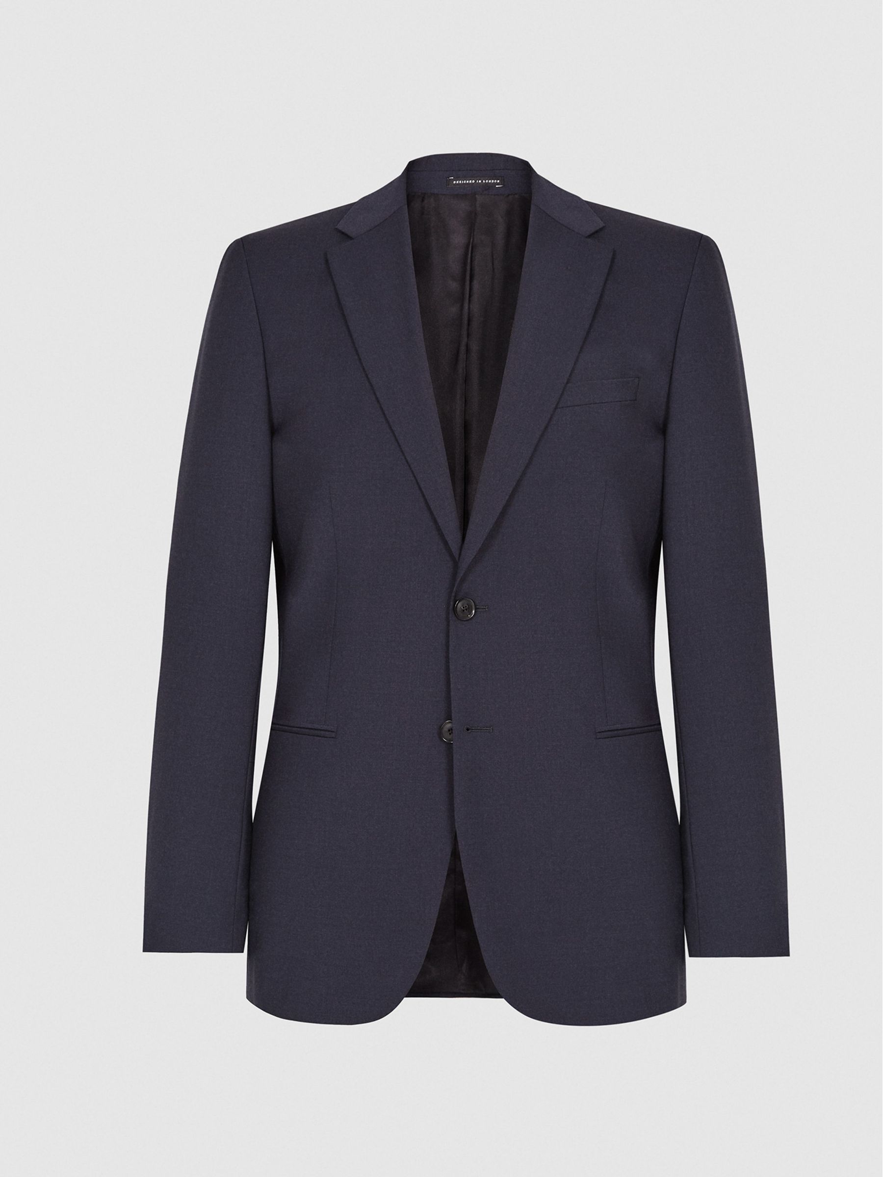 Modern Fit Travel Blazer in Navy - Image 2 of 6