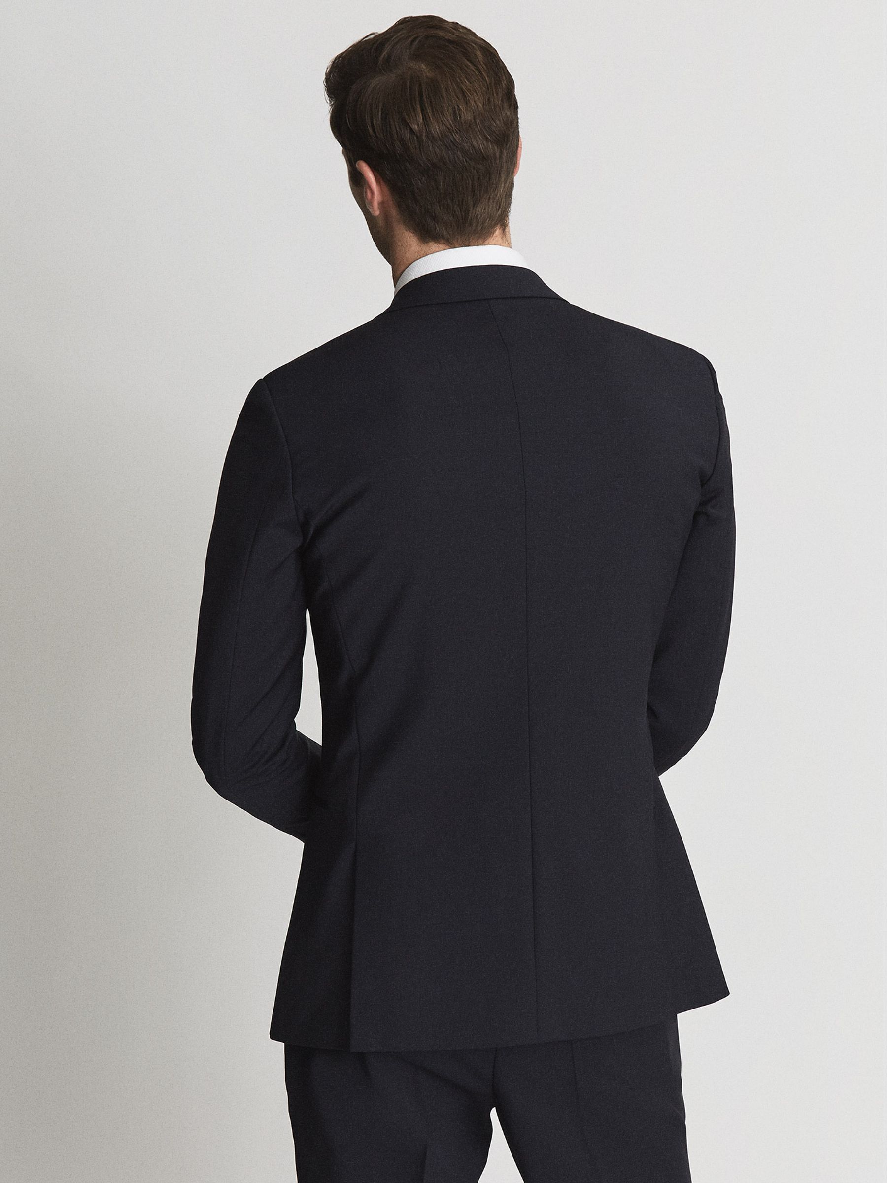 Modern Fit Performance Dinner Jacket in Navy - Image 5 of 5