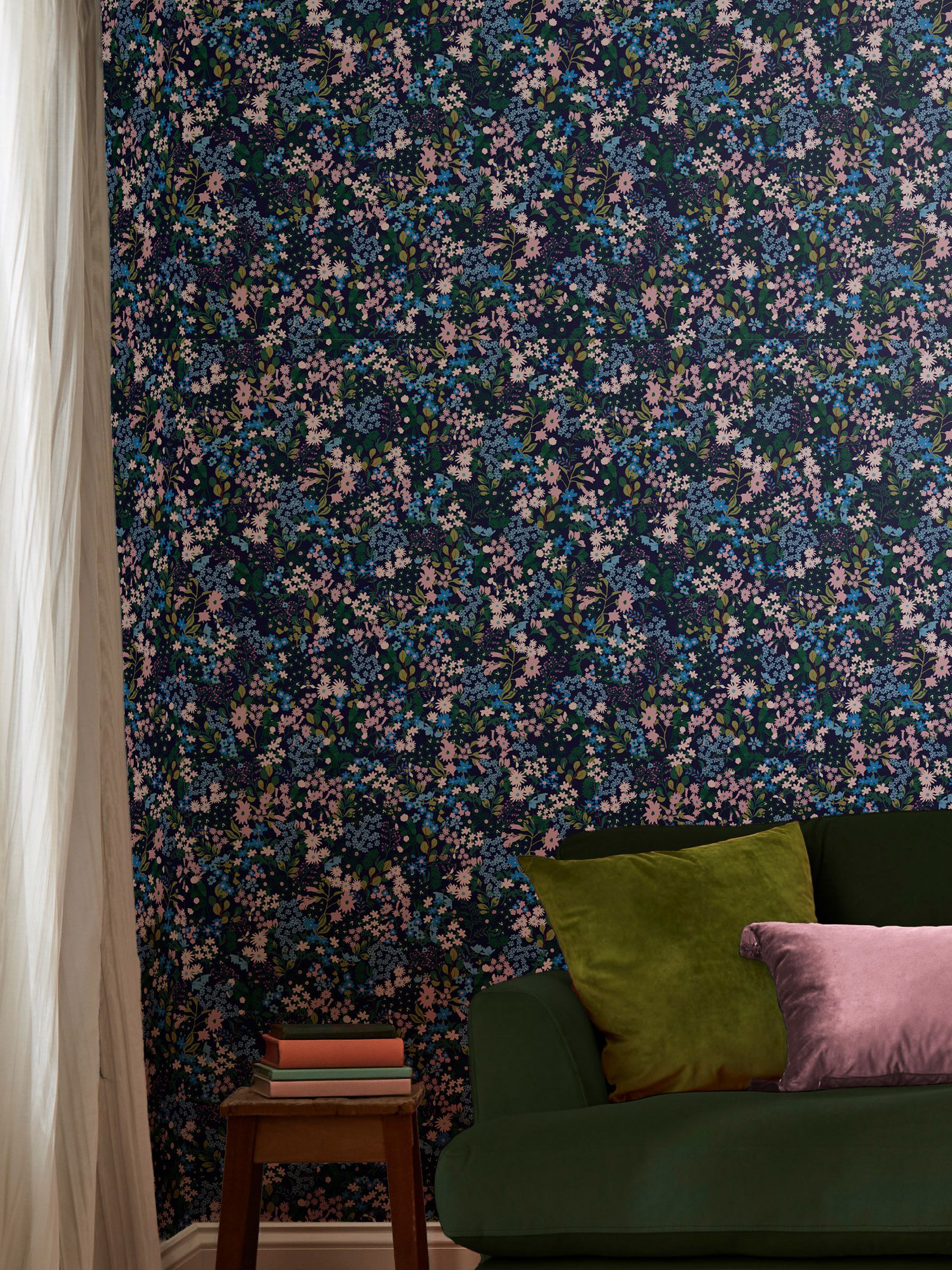 Garden Greens Gilmorton Ditsy Wallpaper - Image 1 of 3