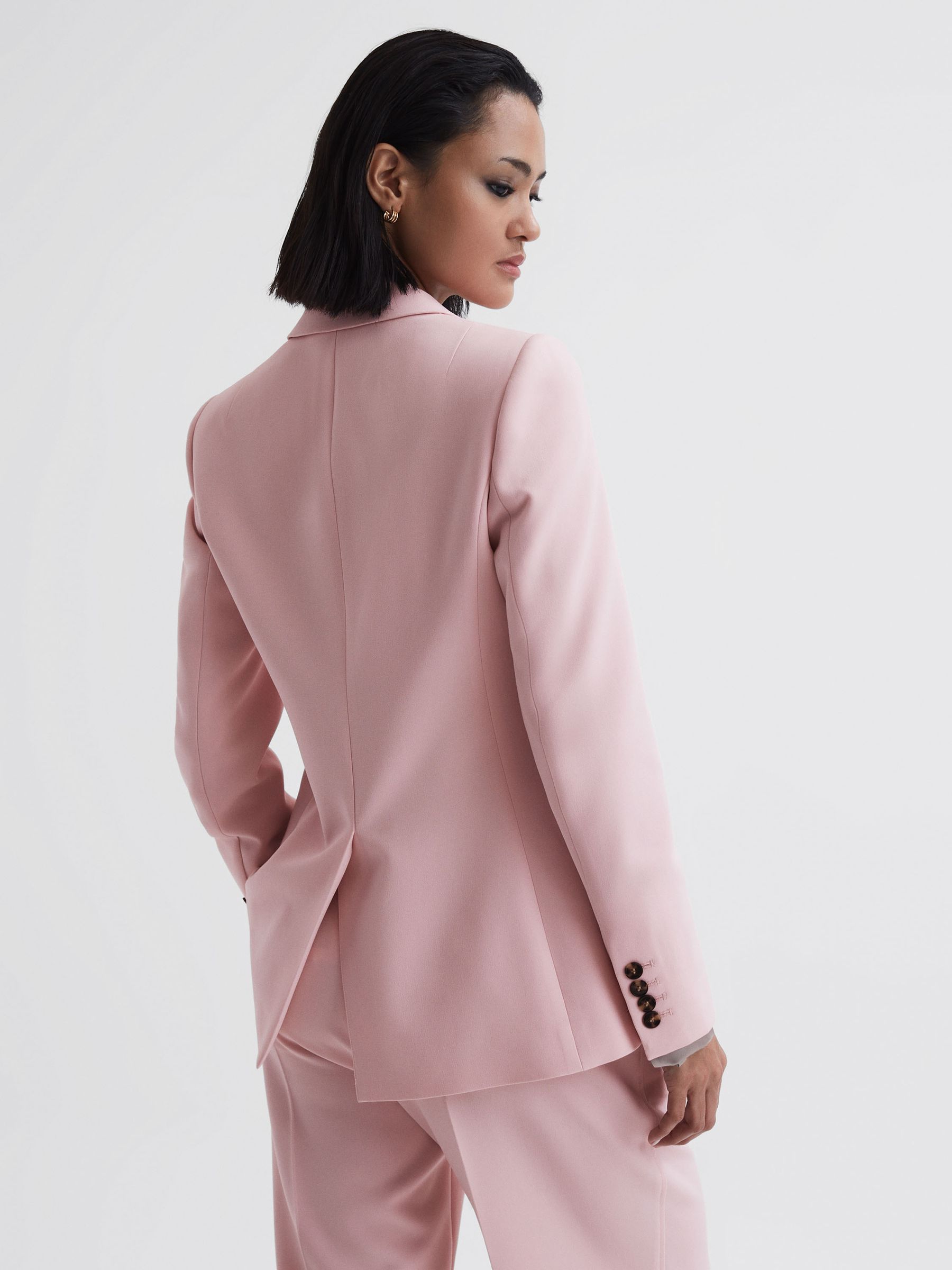 Petite Single Breasted Blazer in Pink - Image 5 of 6