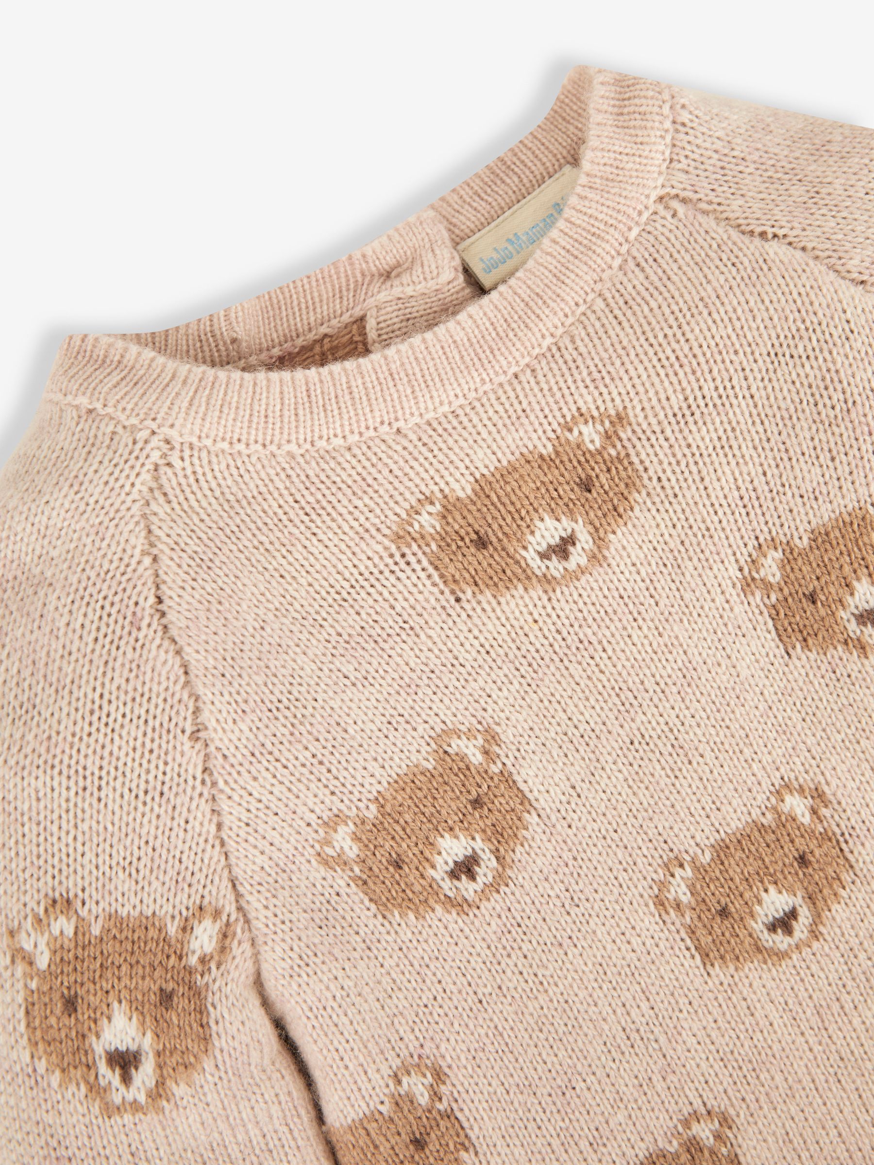 Bear Baby Knit Set in Stone - Image 4 of 5