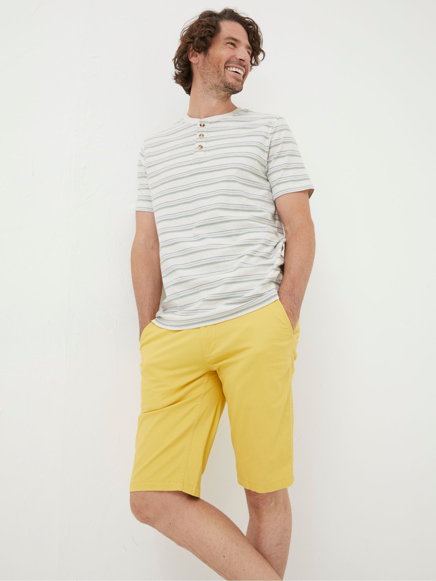 Yellow Mawes Chino Shorts - Image 1 of 4 Yellow Mawes Chino Shorts - Image 1 of 4
