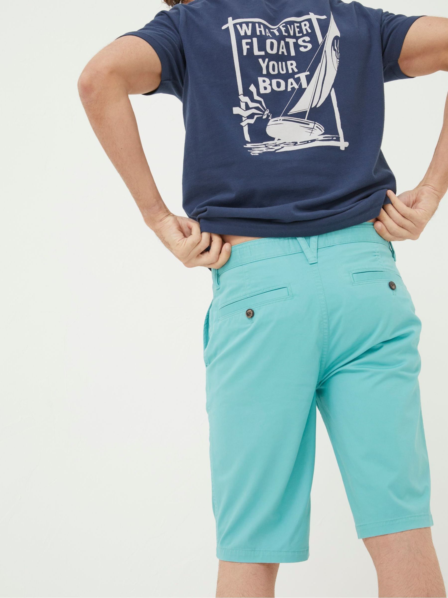 Green Mawes Chino Shorts - Image 2 of 4 Green Mawes Chino Shorts - Image 2 of 4