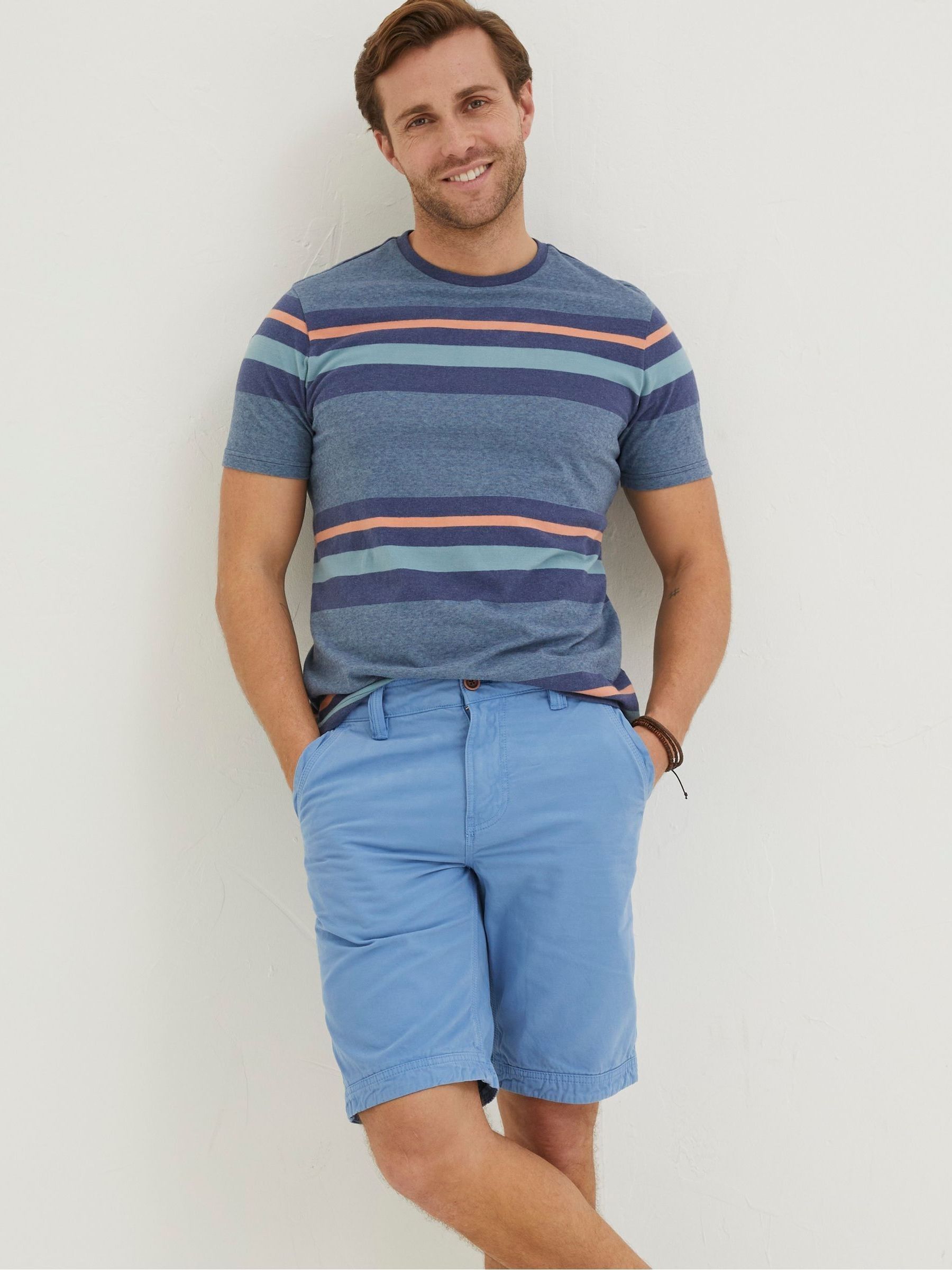 Blue Cove Flat Front Shorts - Image 3 of 4