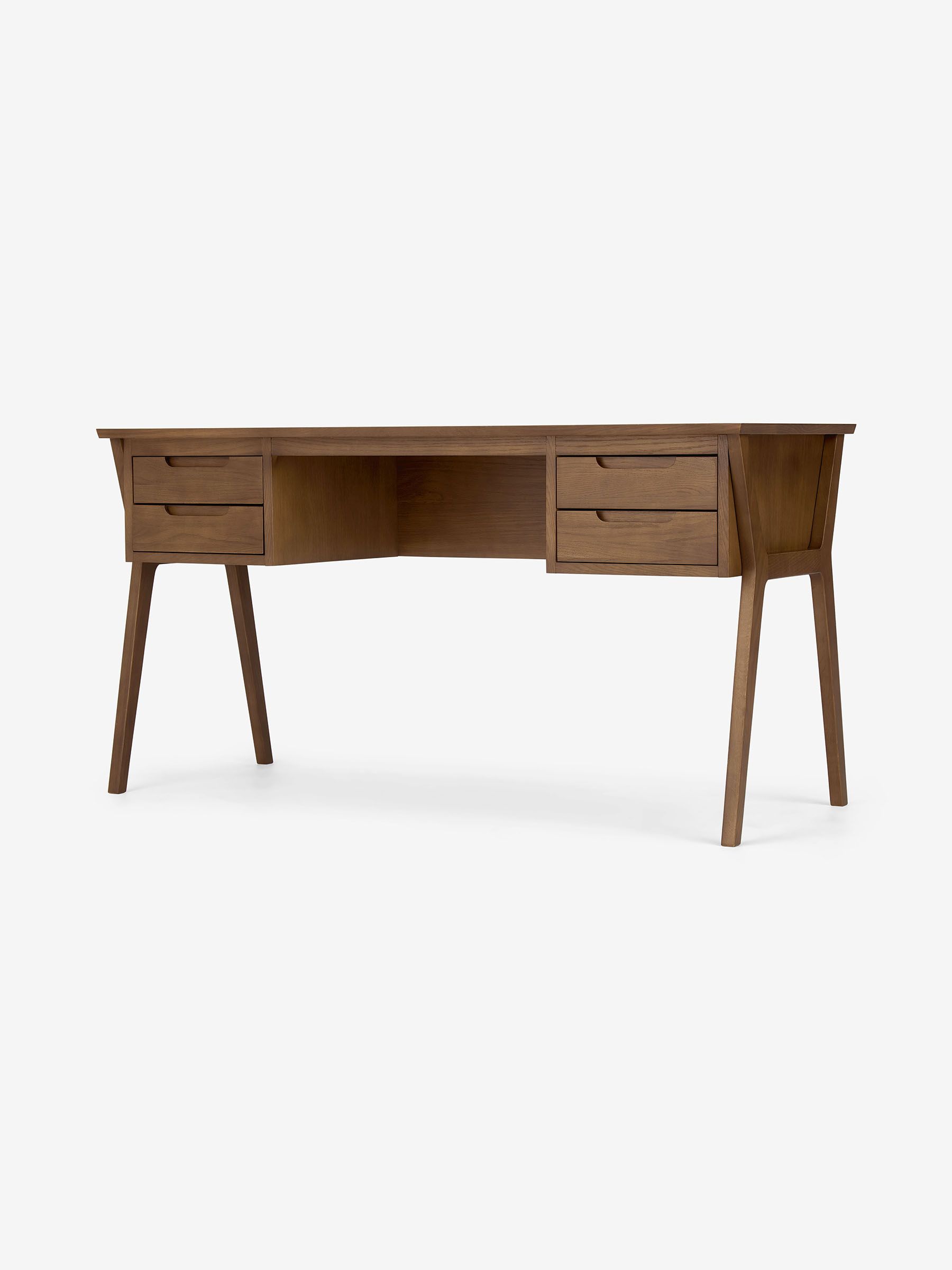 Jenson Desk in Dark Stain Oak - Image 2 of 4