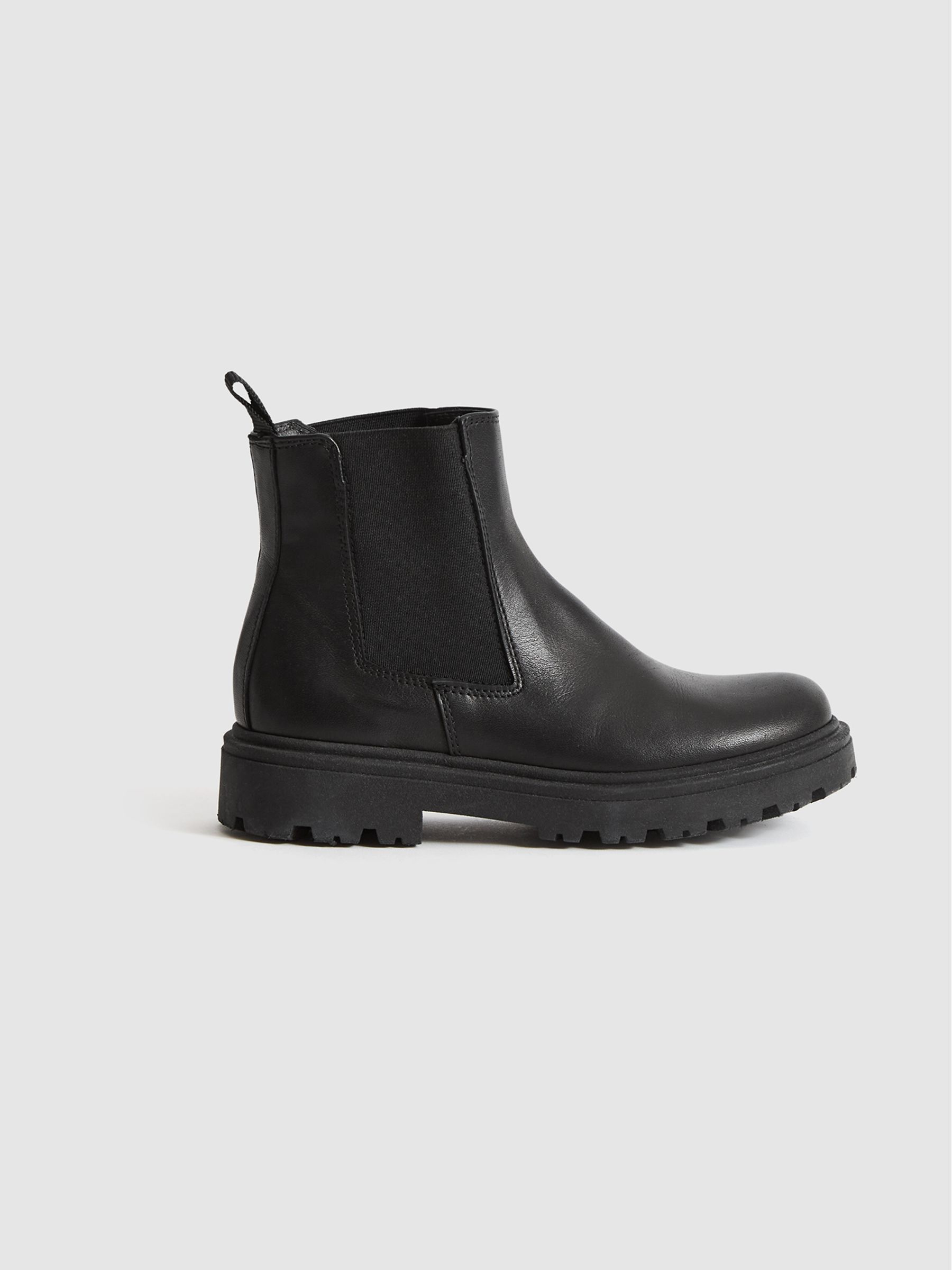 Leather Chelsea Boots in Black - Image 7 of 7