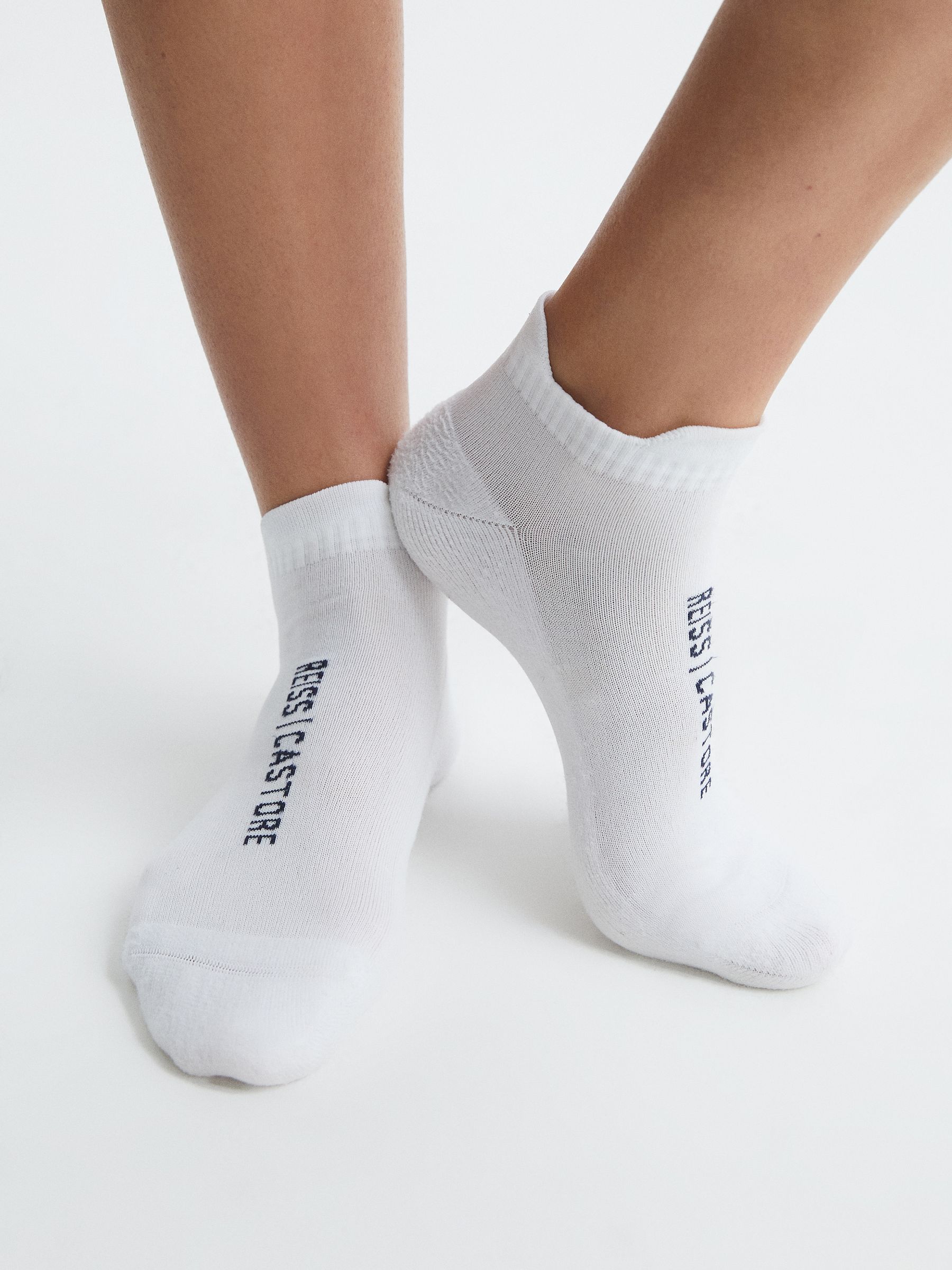 Castore Performance Ankle Socks in White - Image 1 of 5