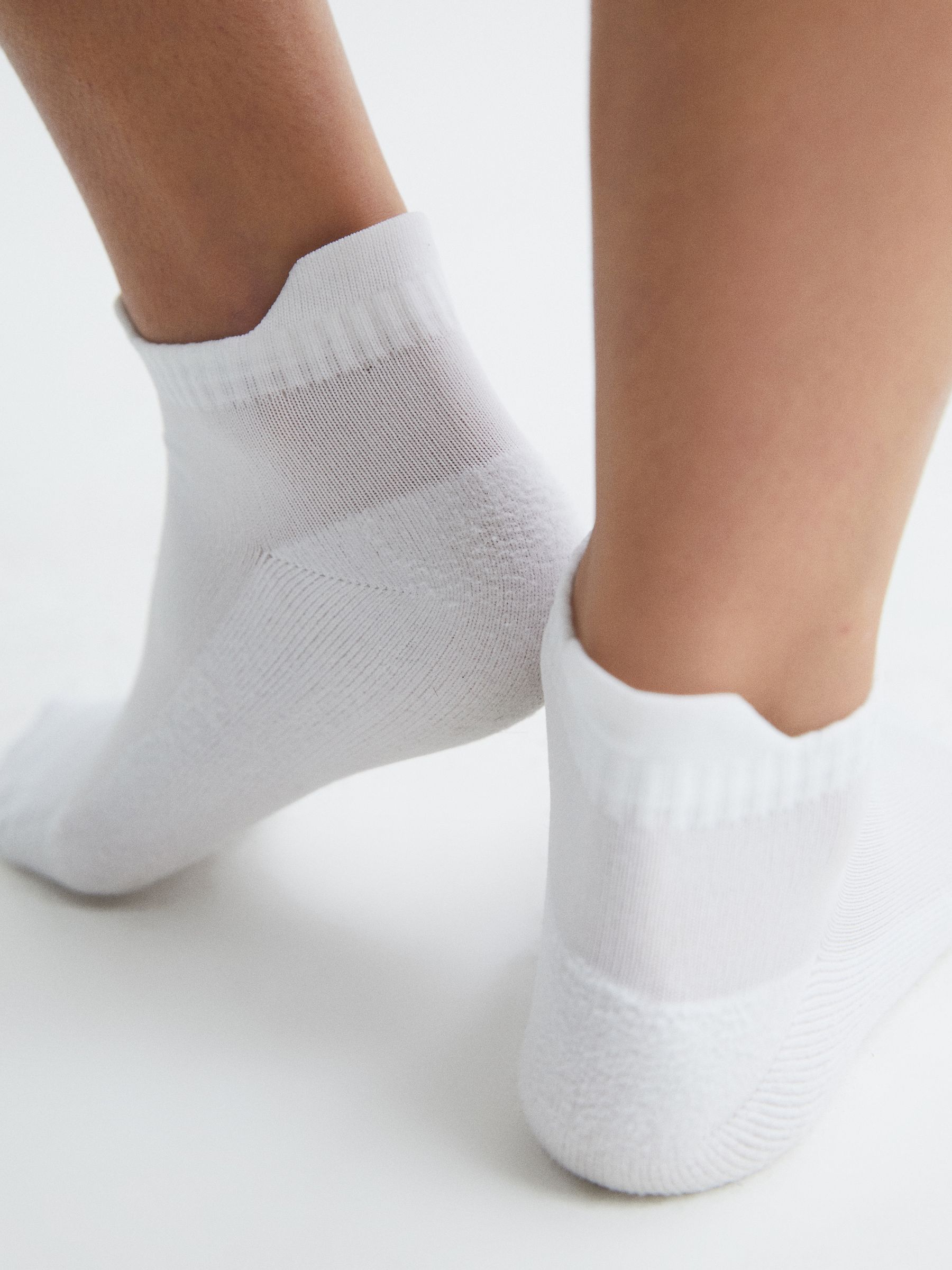 Castore Performance Ankle Socks in White - Image 3 of 5
