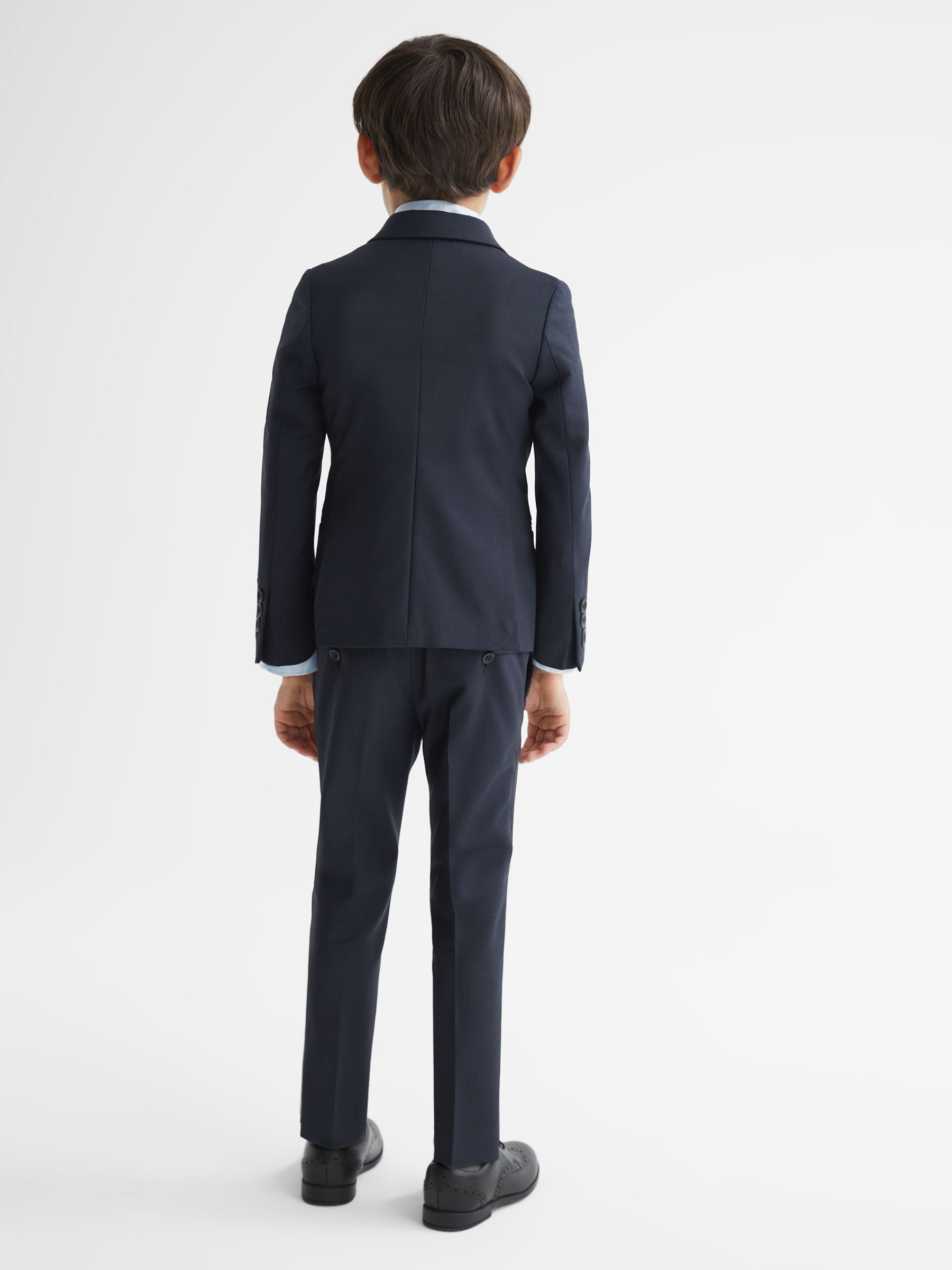Senior Modern Fit Mixer Blazer in Navy - Image 5 of 6