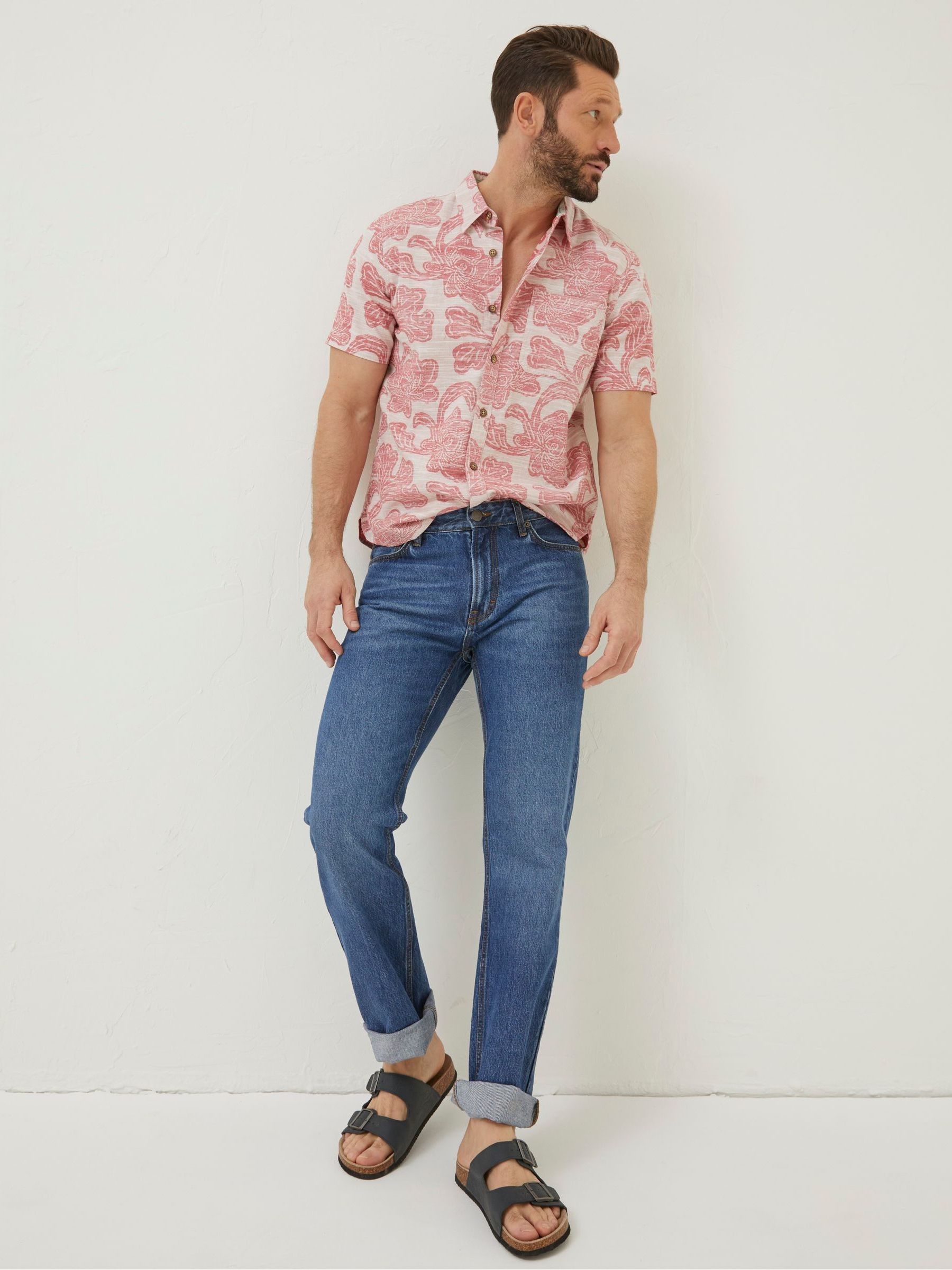 Pink Floral Block Print Shirt - Image 3 of 5