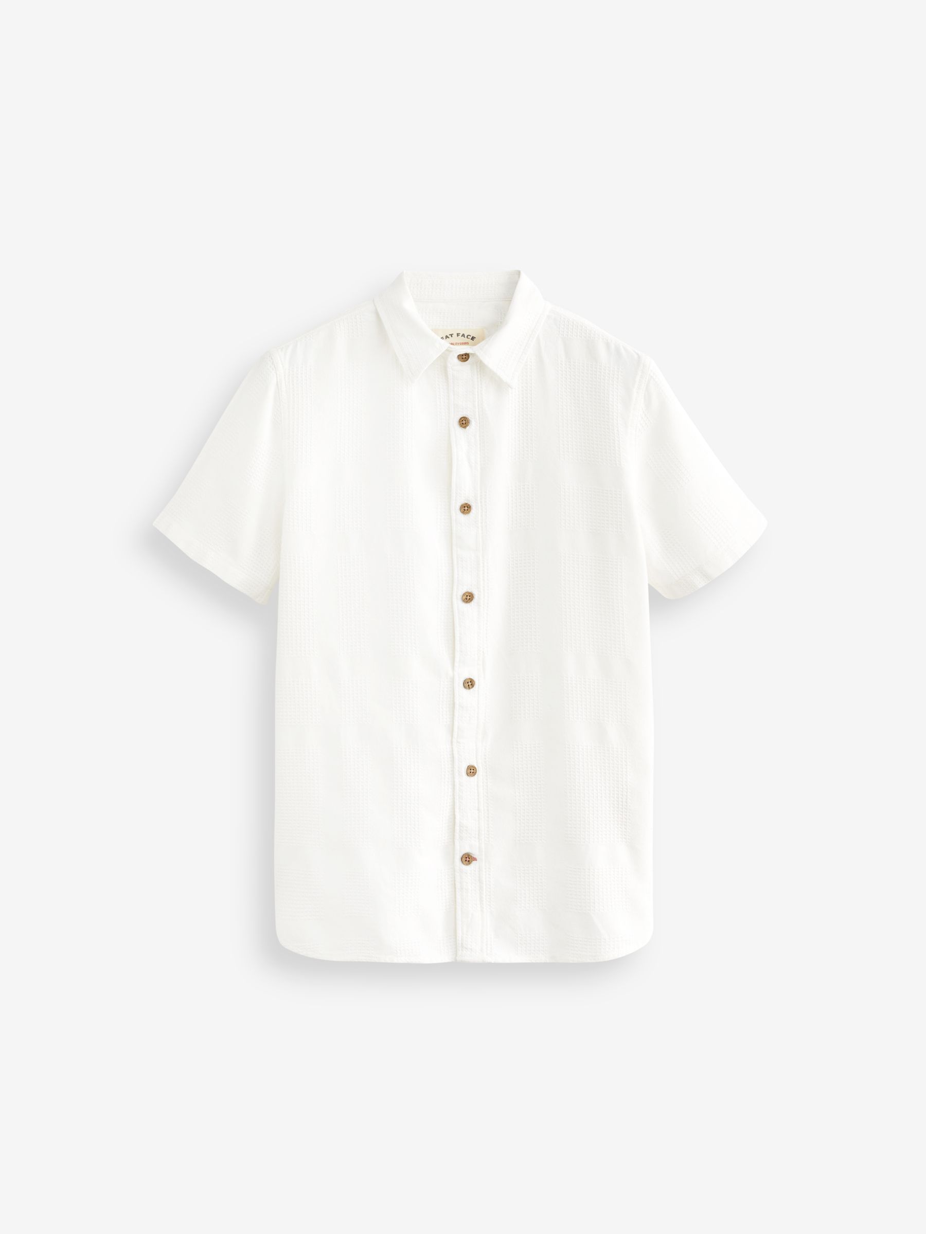 White Dimson Textured Shirt - Image 4 of 4