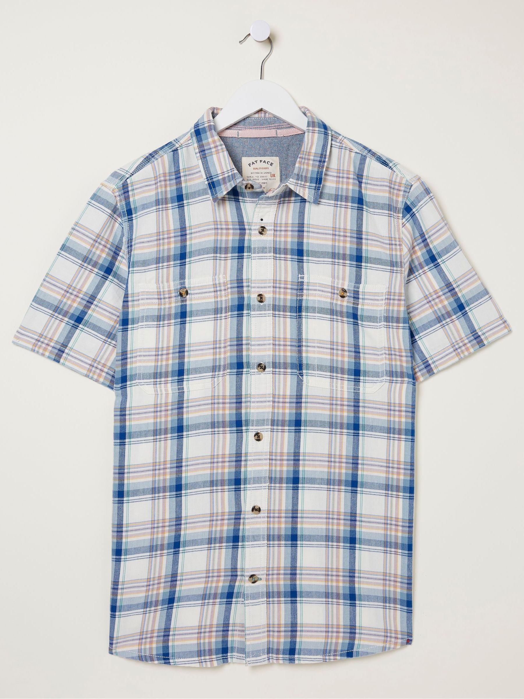 Blue Gibbard Check Shirt - Image 4 of 4
