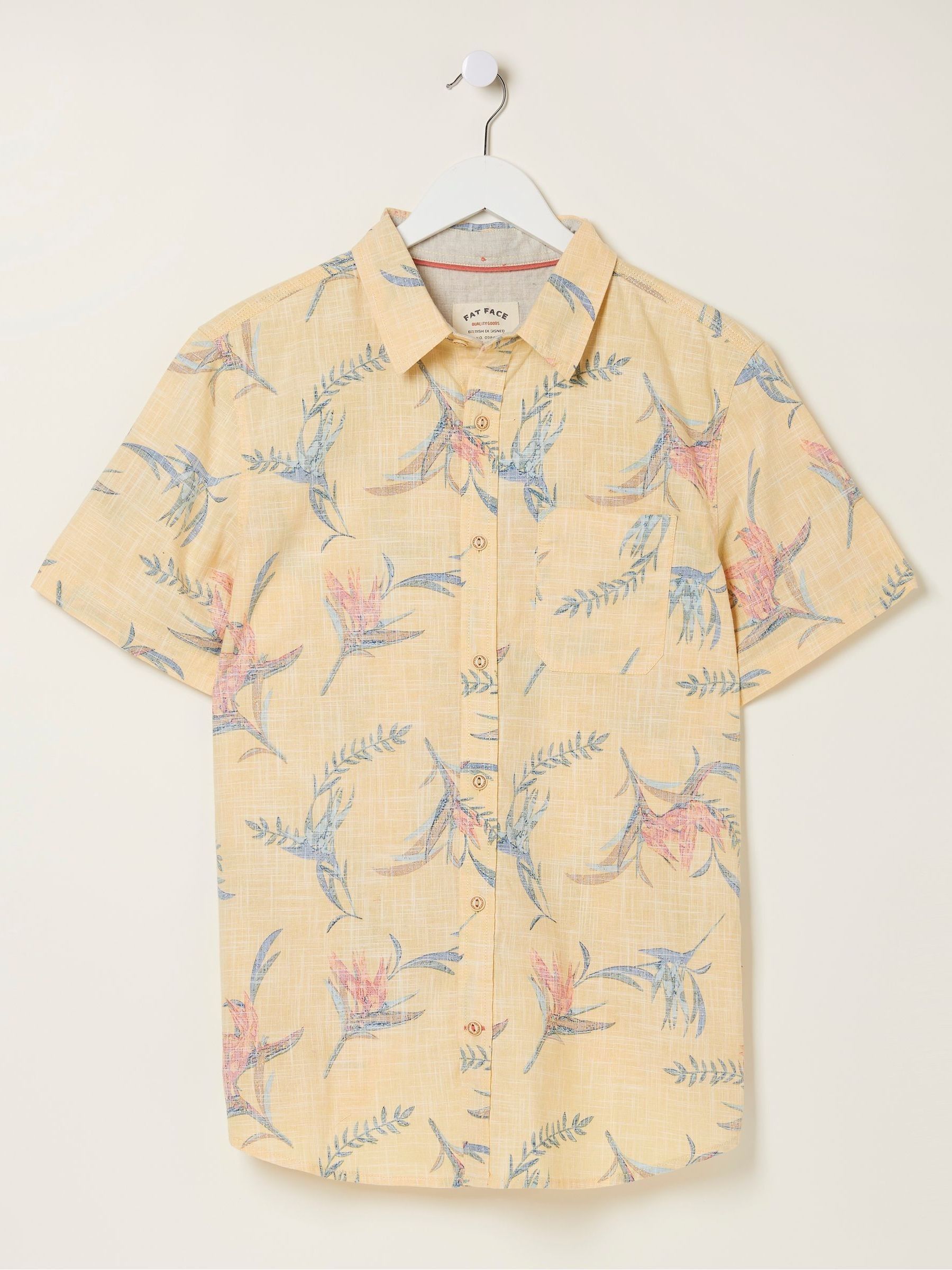Yellow Paradise Print Shirt - Image 5 of 5