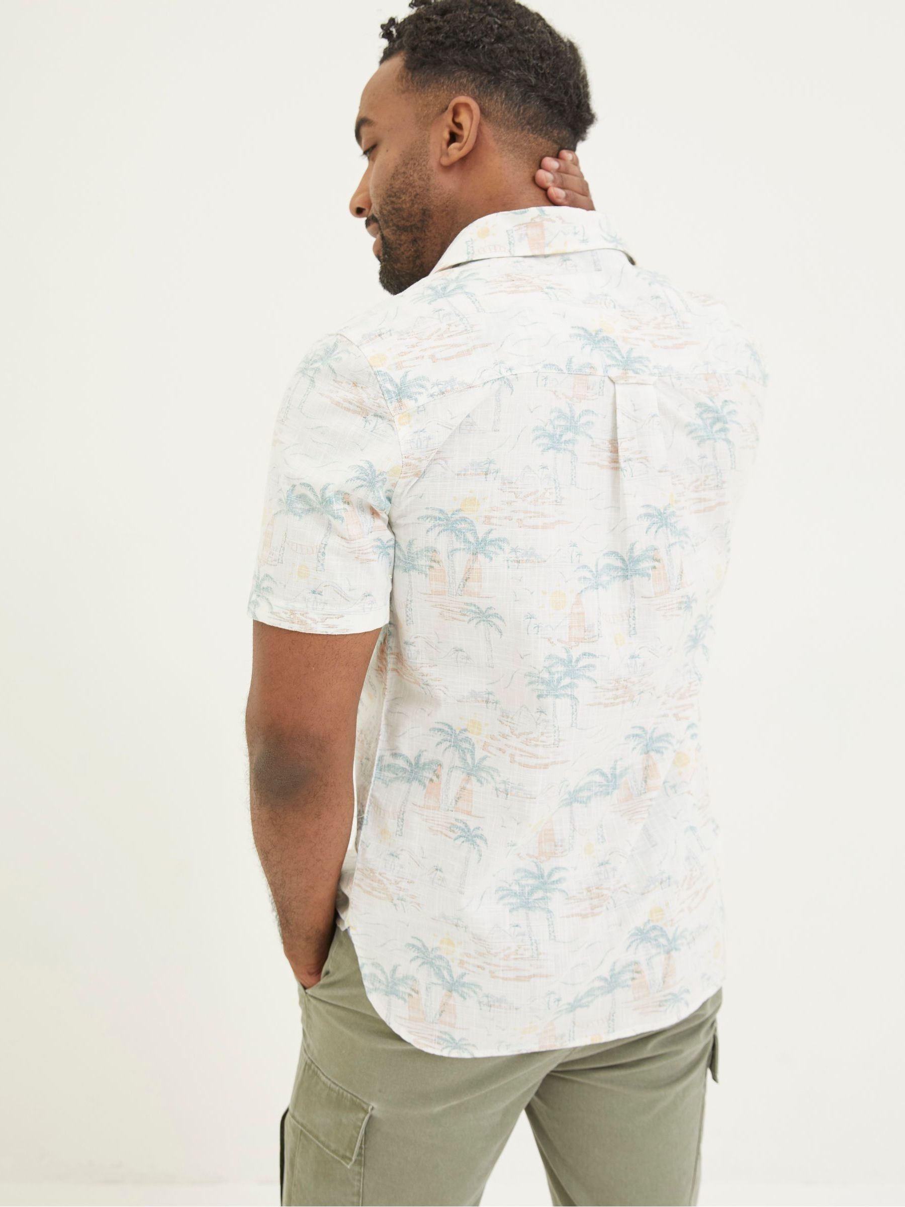 White Surf Print Shirt - Image 2 of 4