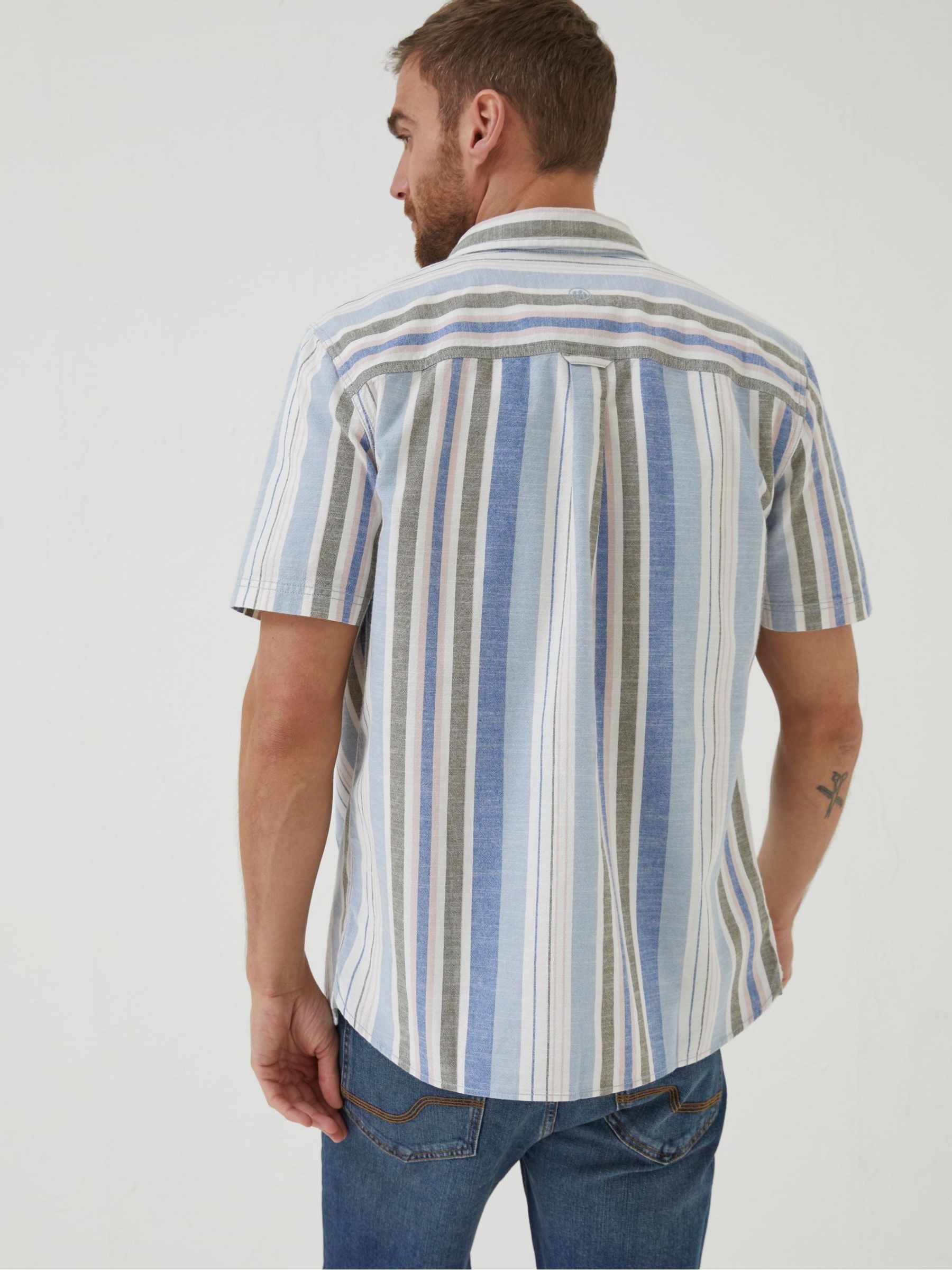 Blue Tynemouth Stripe Shirt - Image 2 of 7