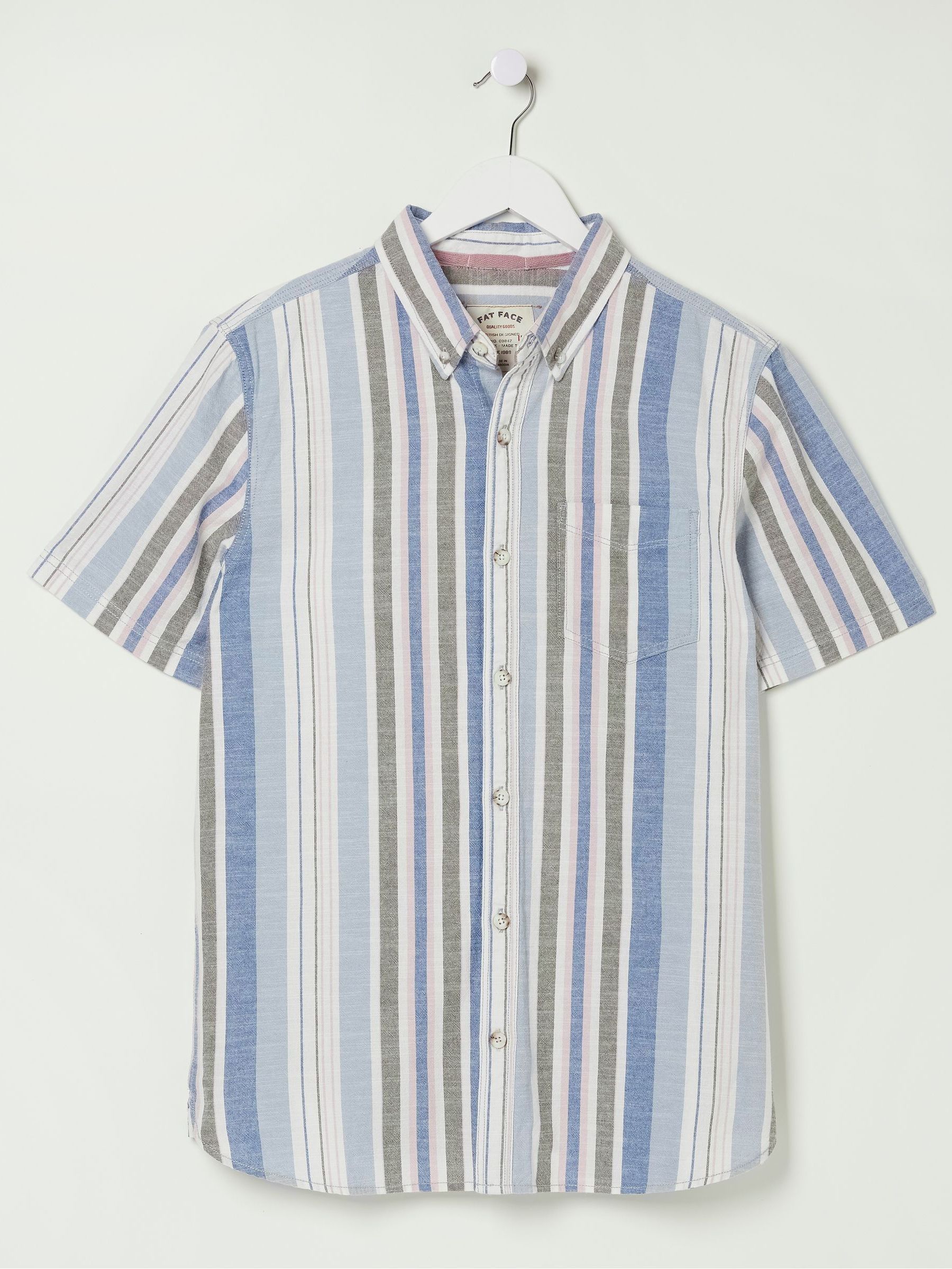 Blue Tynemouth Stripe Shirt - Image 7 of 7