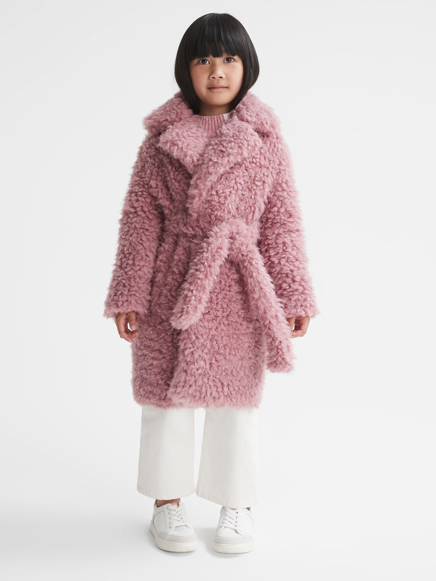 Senior Teddy Coat in Pink - Image 1 of 6