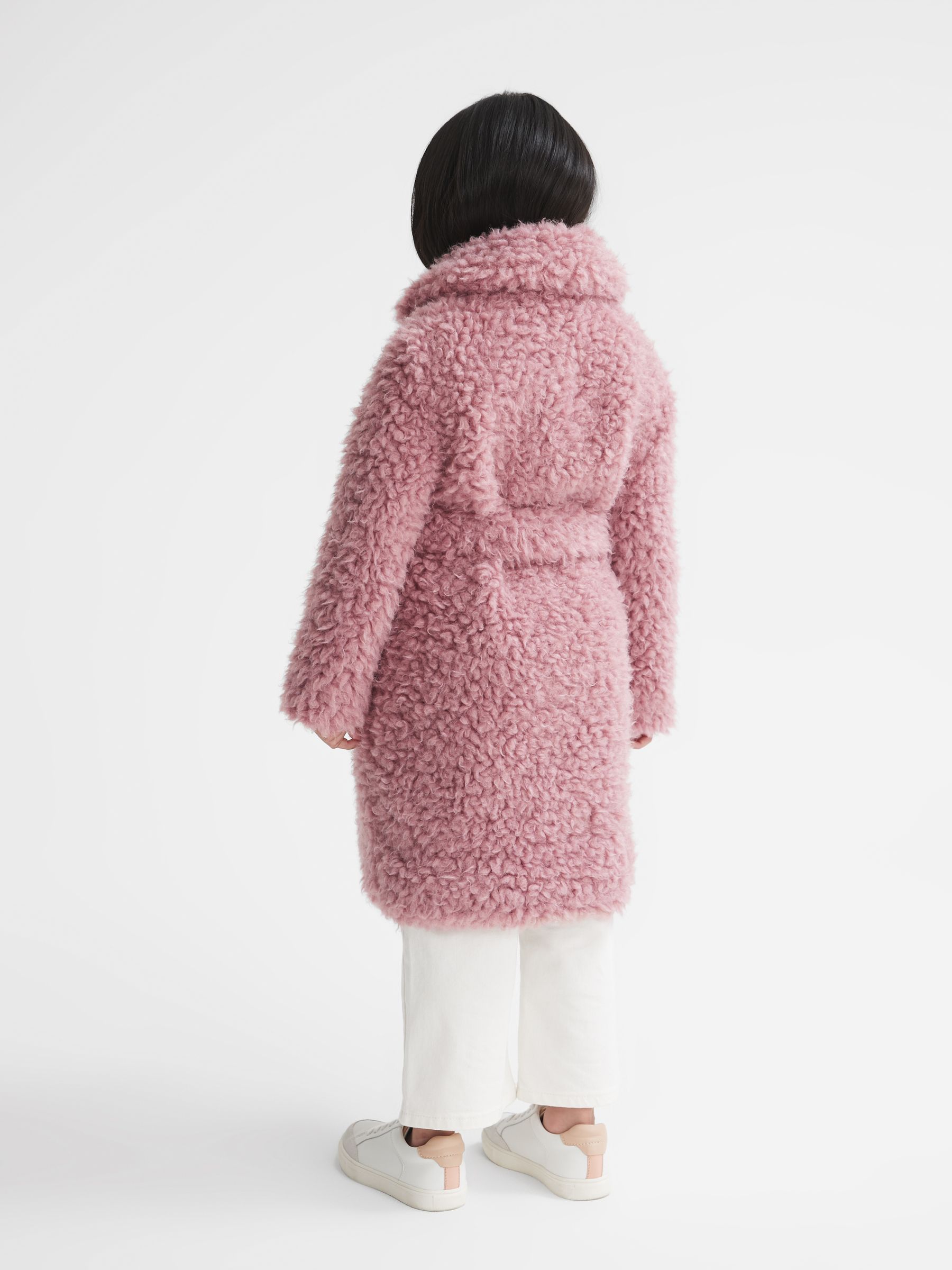 Senior Teddy Coat in Pink - Image 5 of 6