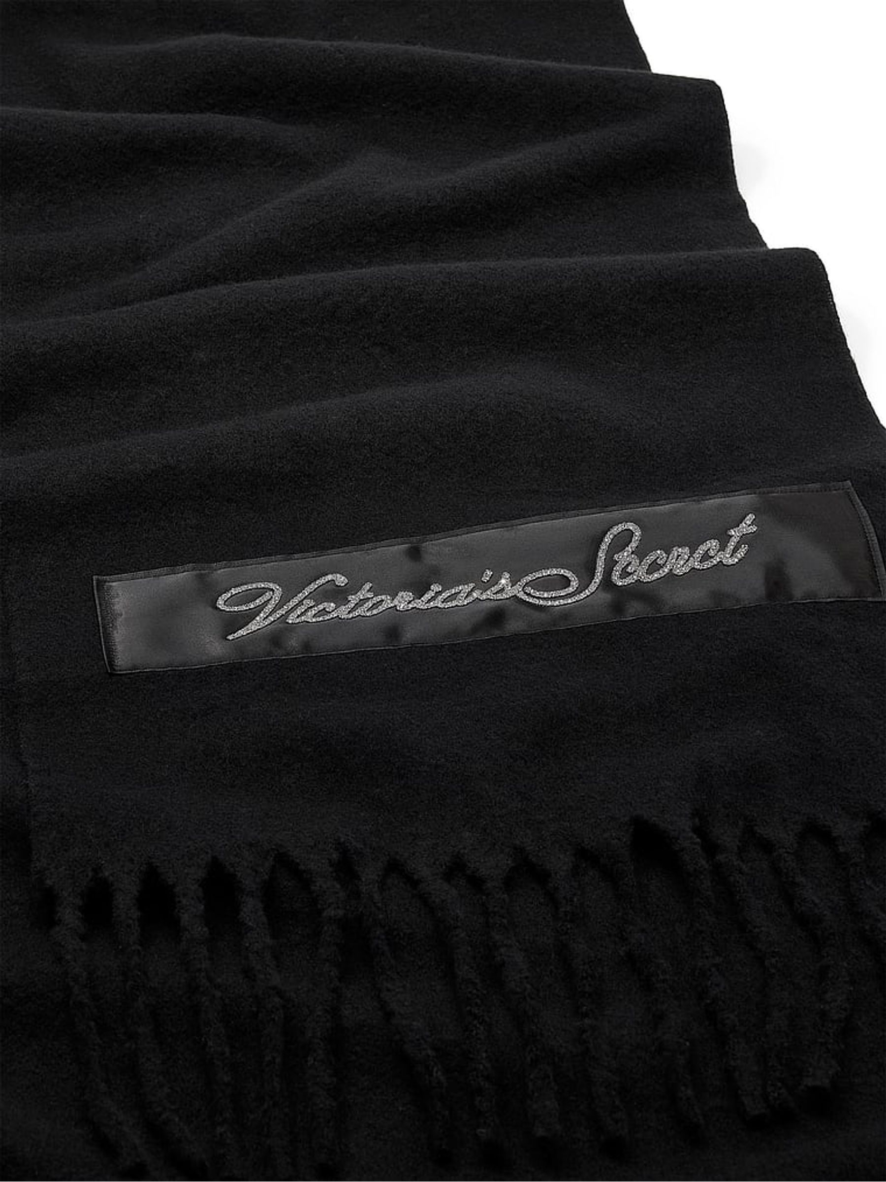 Black Cosy Blanket Scarf - Image 2 of 2