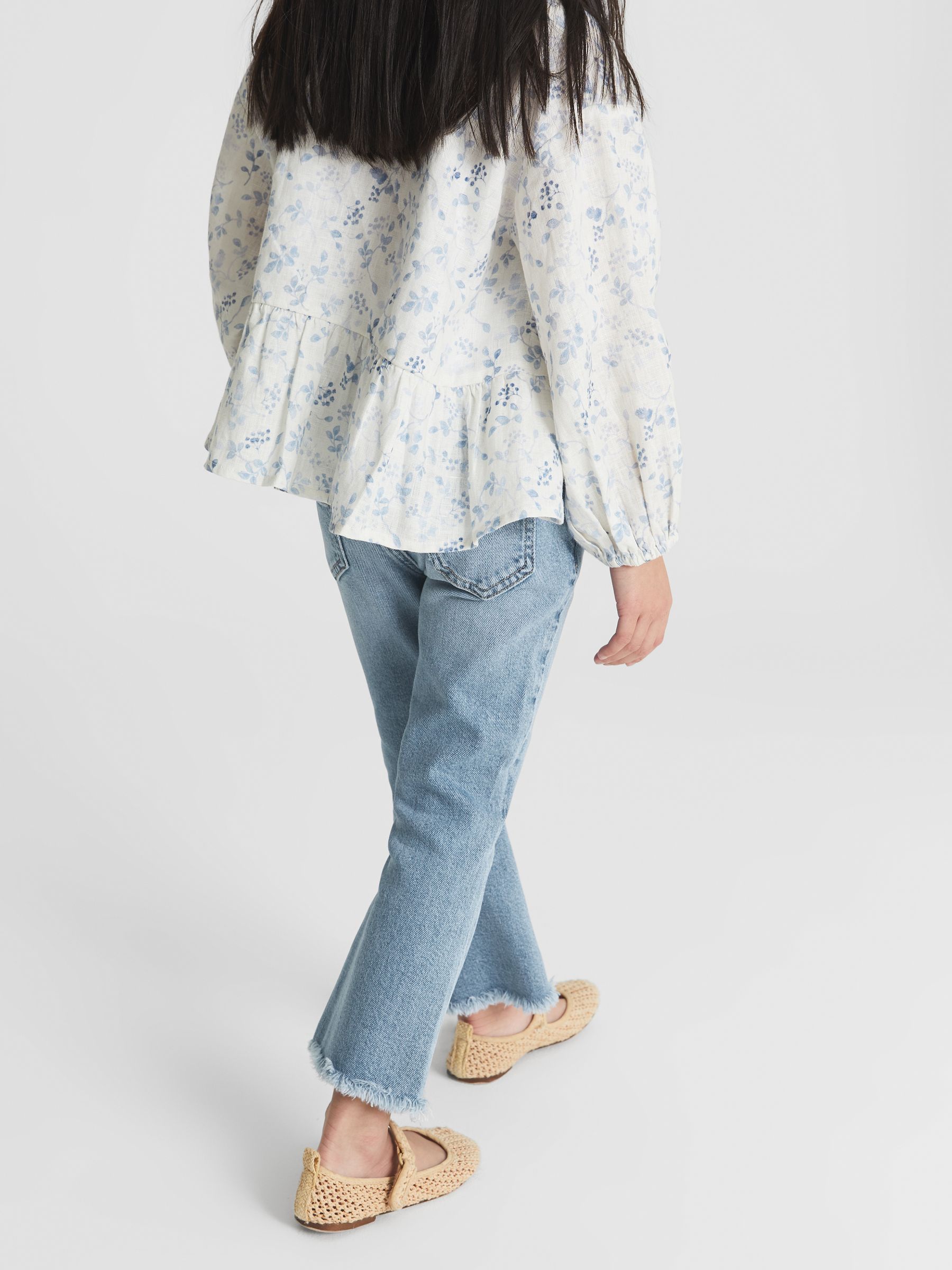 Kick Flare Jeans in Light Blue - Image 5 of 7