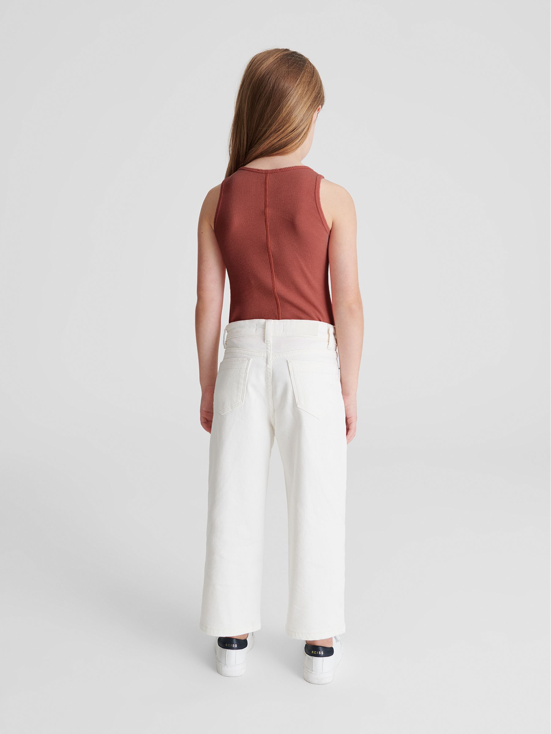 Trim Detail Vest in Rust - Image 5 of 6