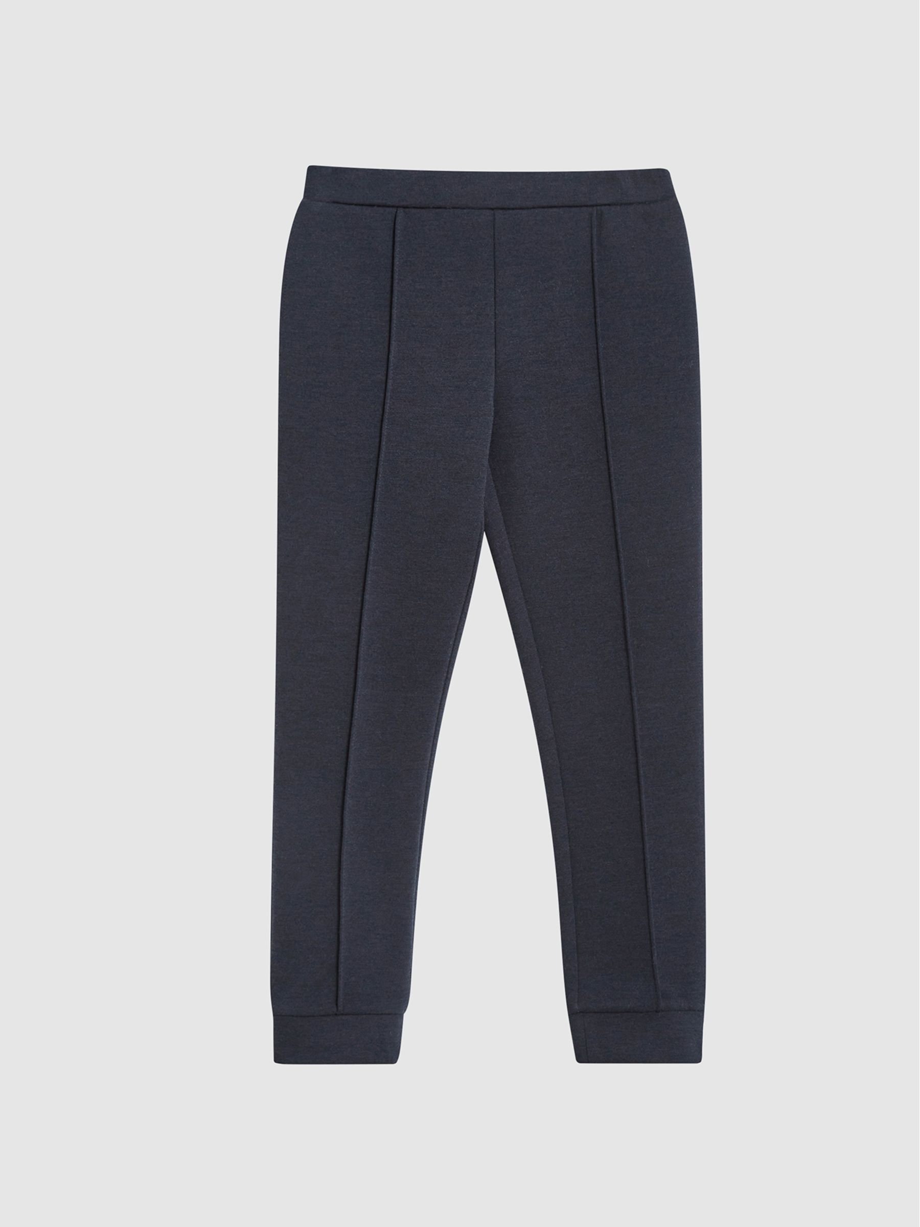 Drawcord Waist Jersey Joggers in Navy - Image 2 of 7