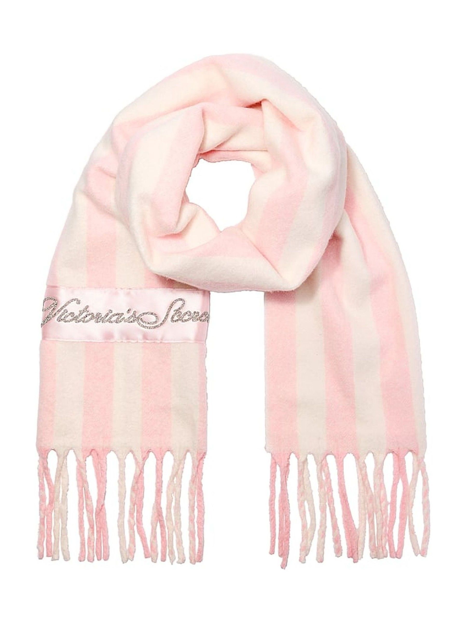 Pink Iconic Stripe Cosy Blanket Scarf - Image 2 of 3
