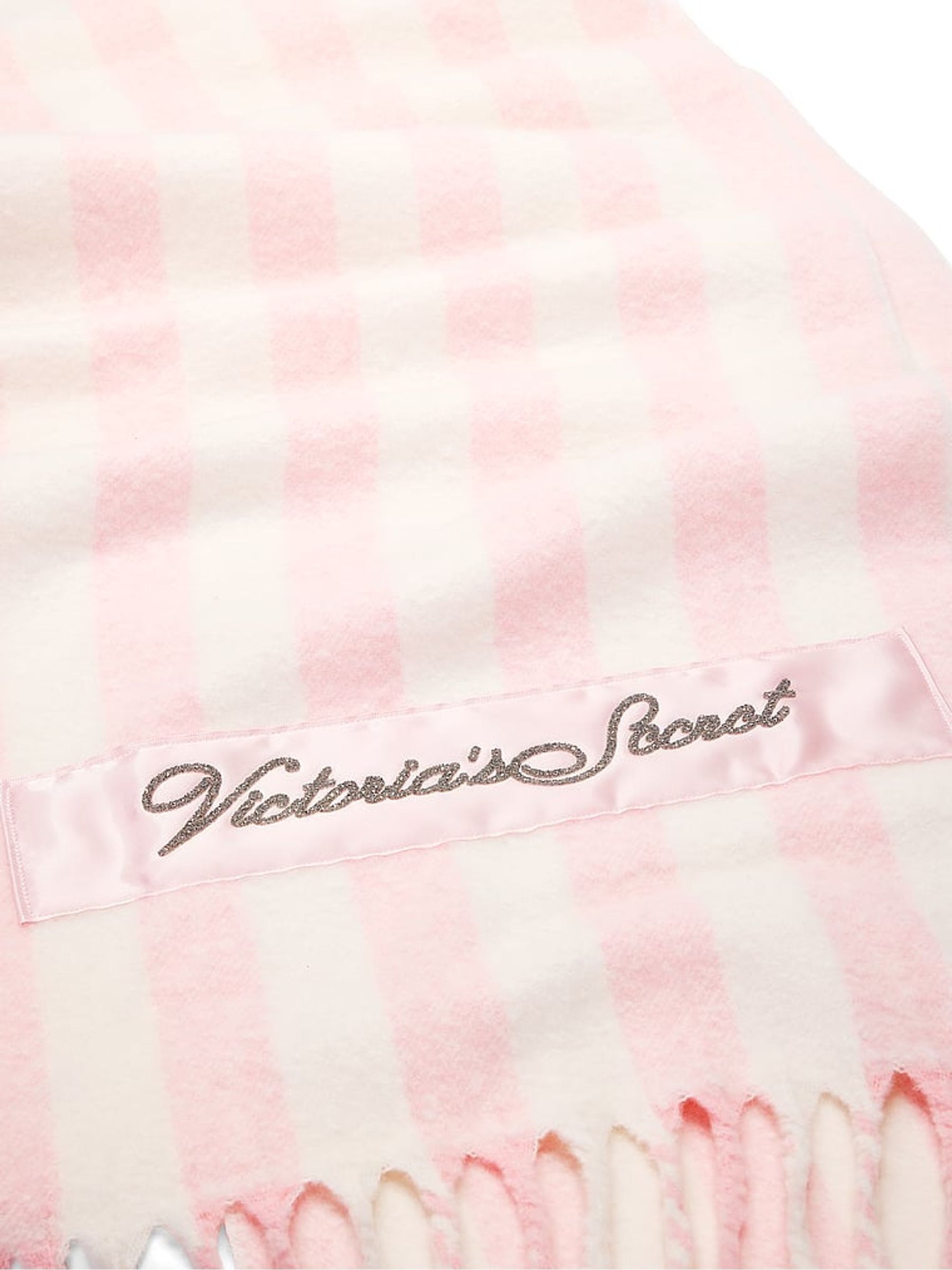 Pink Iconic Stripe Cosy Blanket Scarf - Image 3 of 3