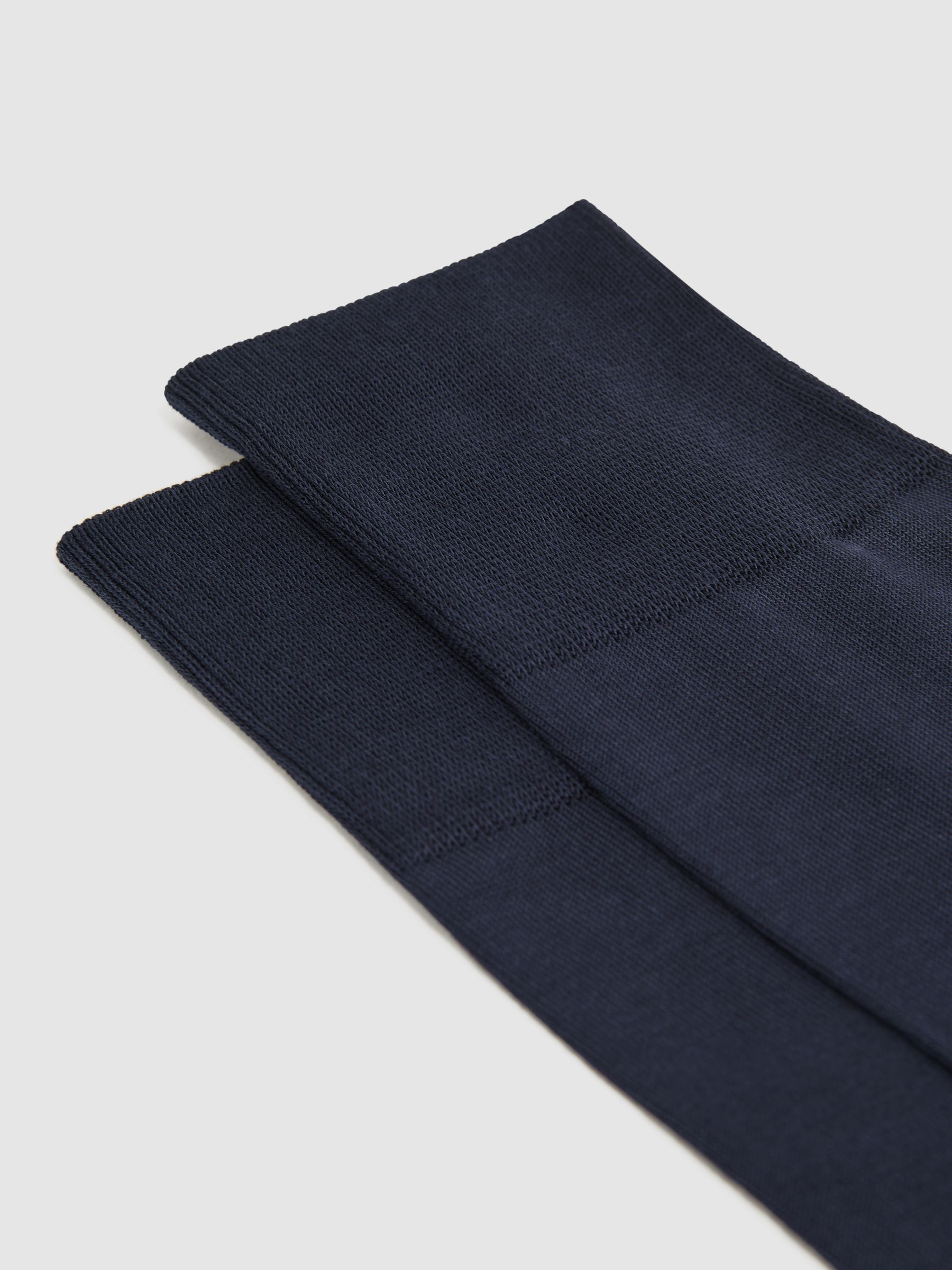 Falke Crew Socks in Dark Blue - Image 2 of 3