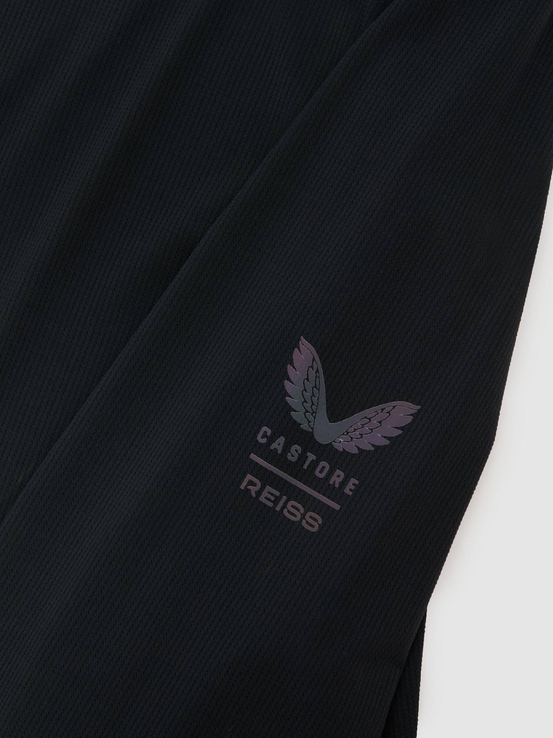 Reiss | Castore Performance Quarter-Zip Top in Black - Image 10 of 10