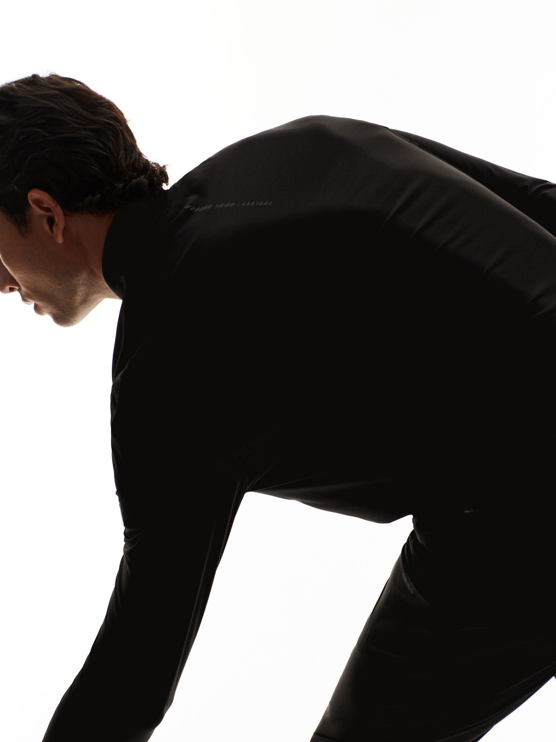 Reiss | Castore Performance Quarter-Zip Top in Black - Image 5 of 10