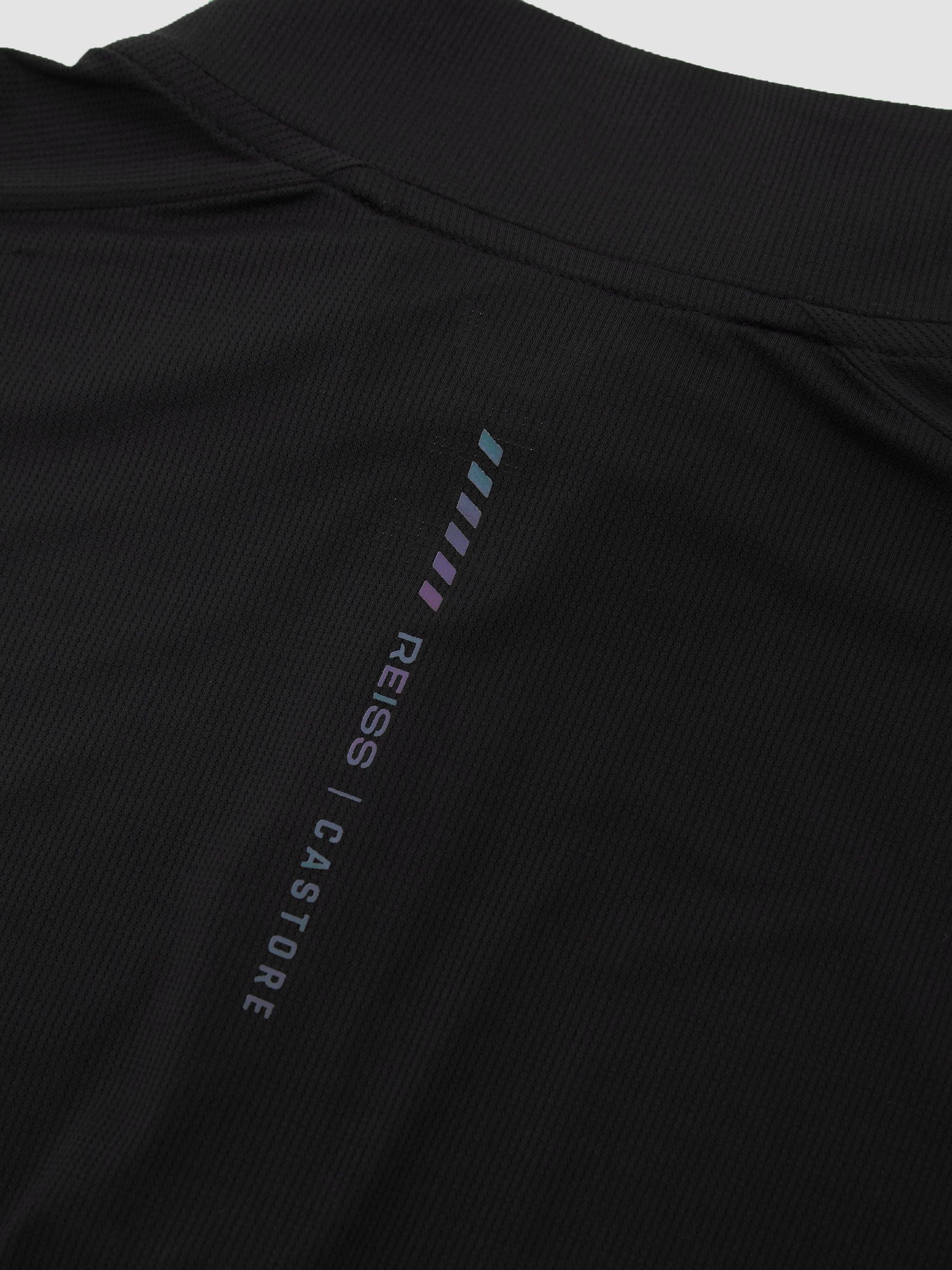 Reiss | Castore Performance Quarter-Zip Top in Black - Image 7 of 10