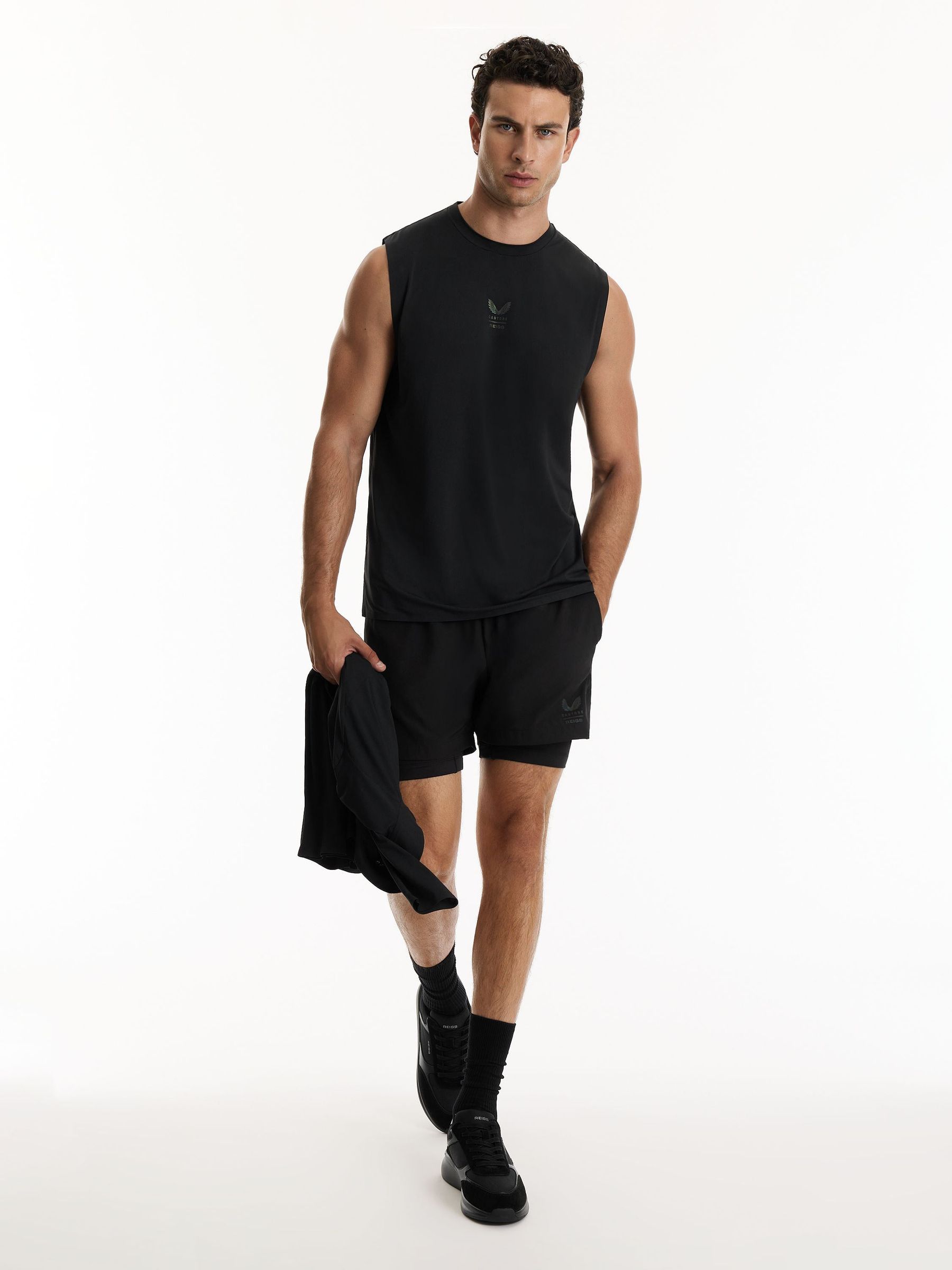 Reiss | Gilet de performance Castore en Castore Noir/Iridescent Cas - Image 4 de 10