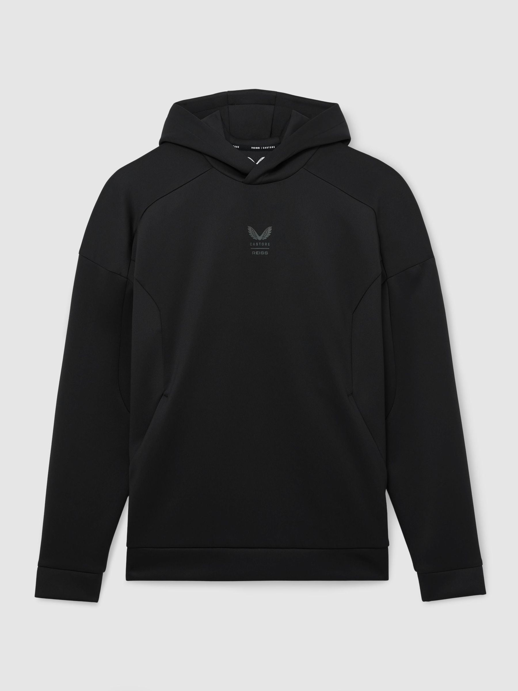 Reiss | Castore Technical Flex Sweat-shirt à capuche Noir - Image 2 de 7