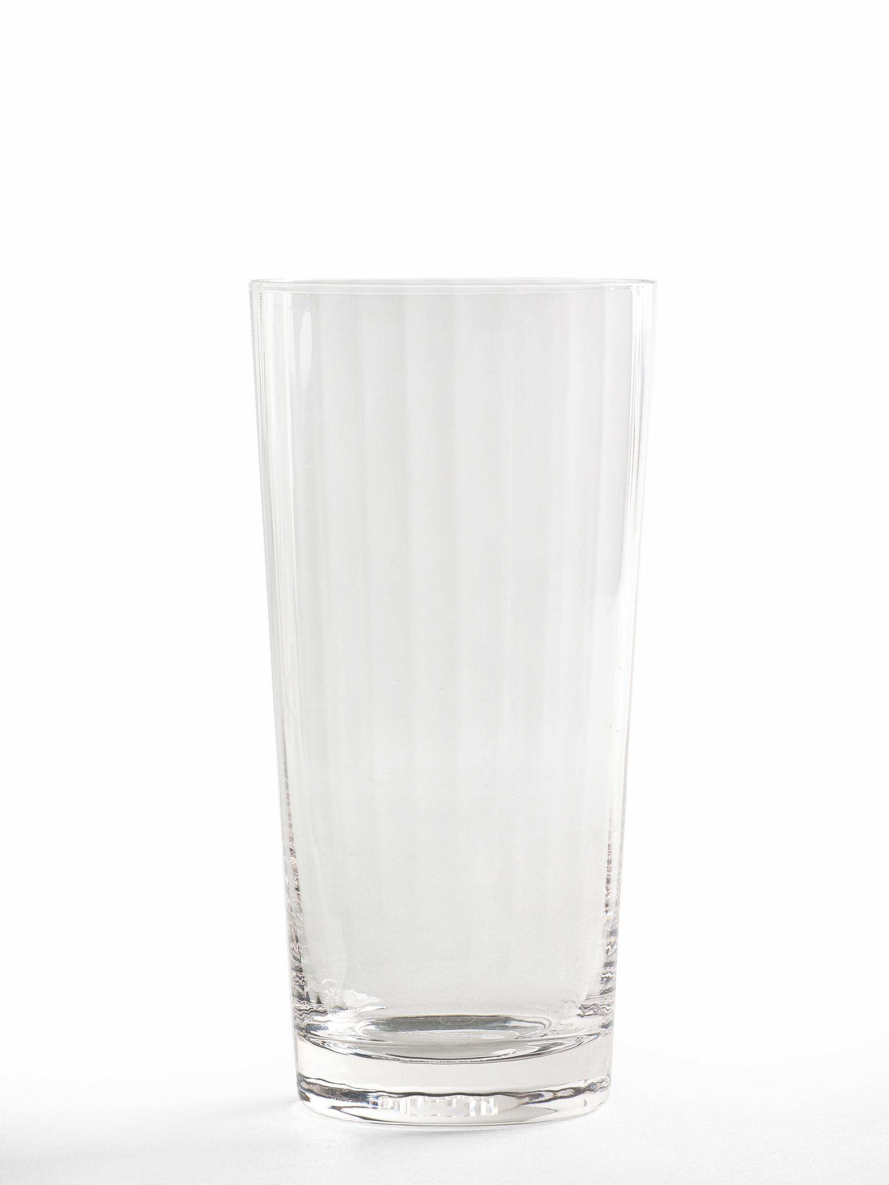Jasper Conran London Clear Fluted Set of 4 Tall Tumbler Glasses - Image 4 of 6