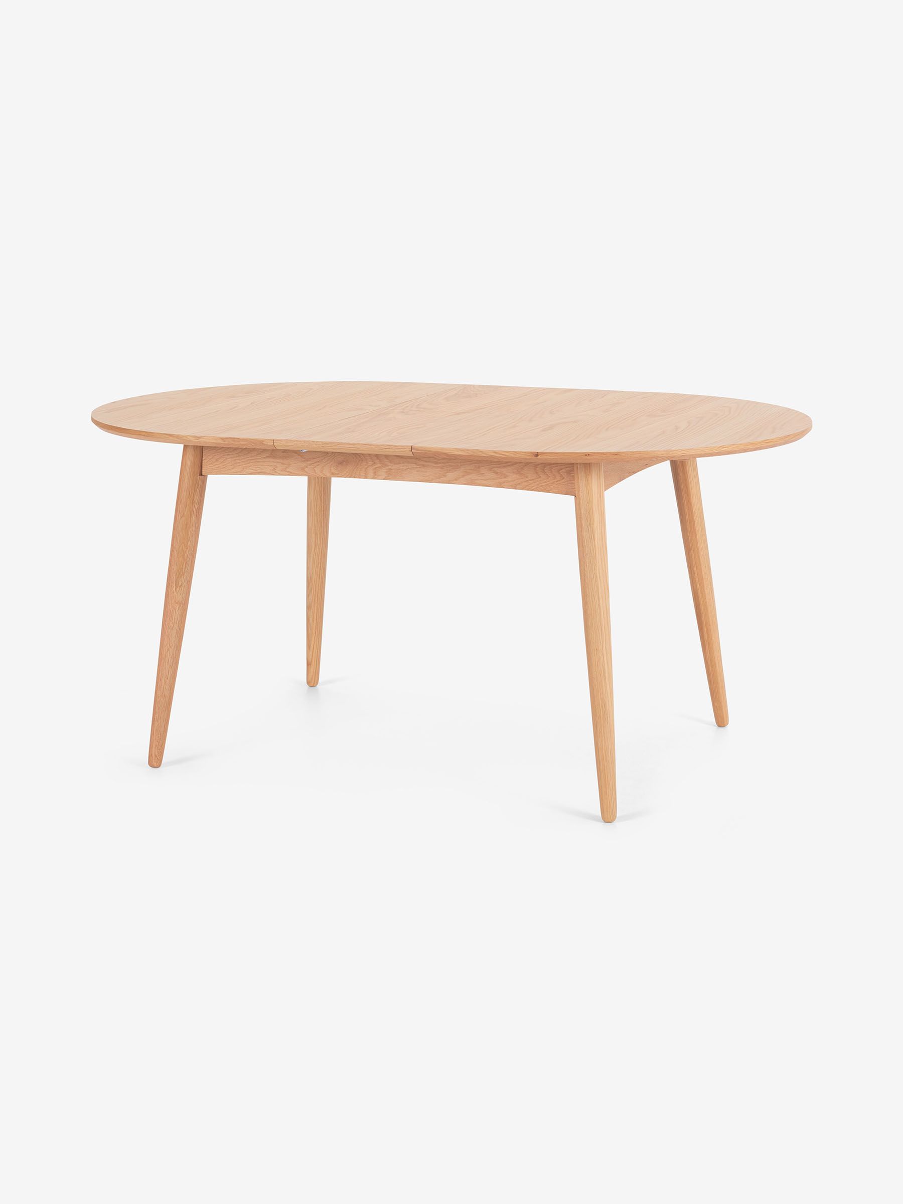 Deauville 4 to 6 Seater Oval Extending Dining Table in Oak - Image 5 of 5