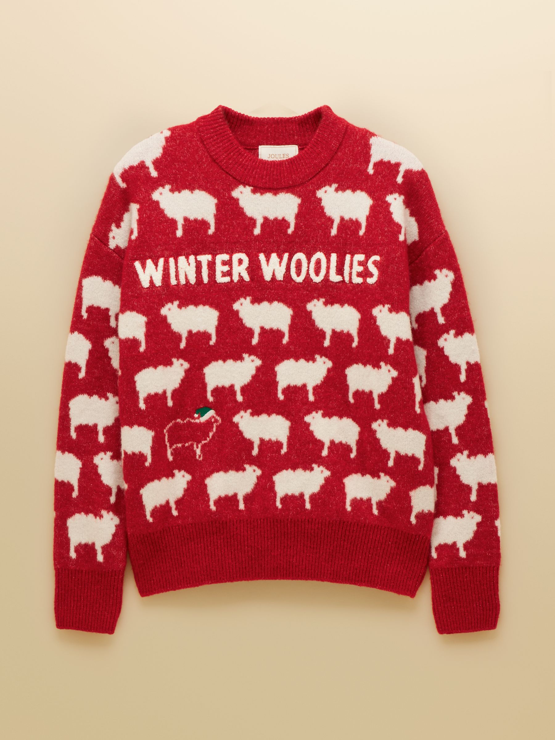Red Sheep Icon Crew Neck Knitted Jumper - Image 5 of 5