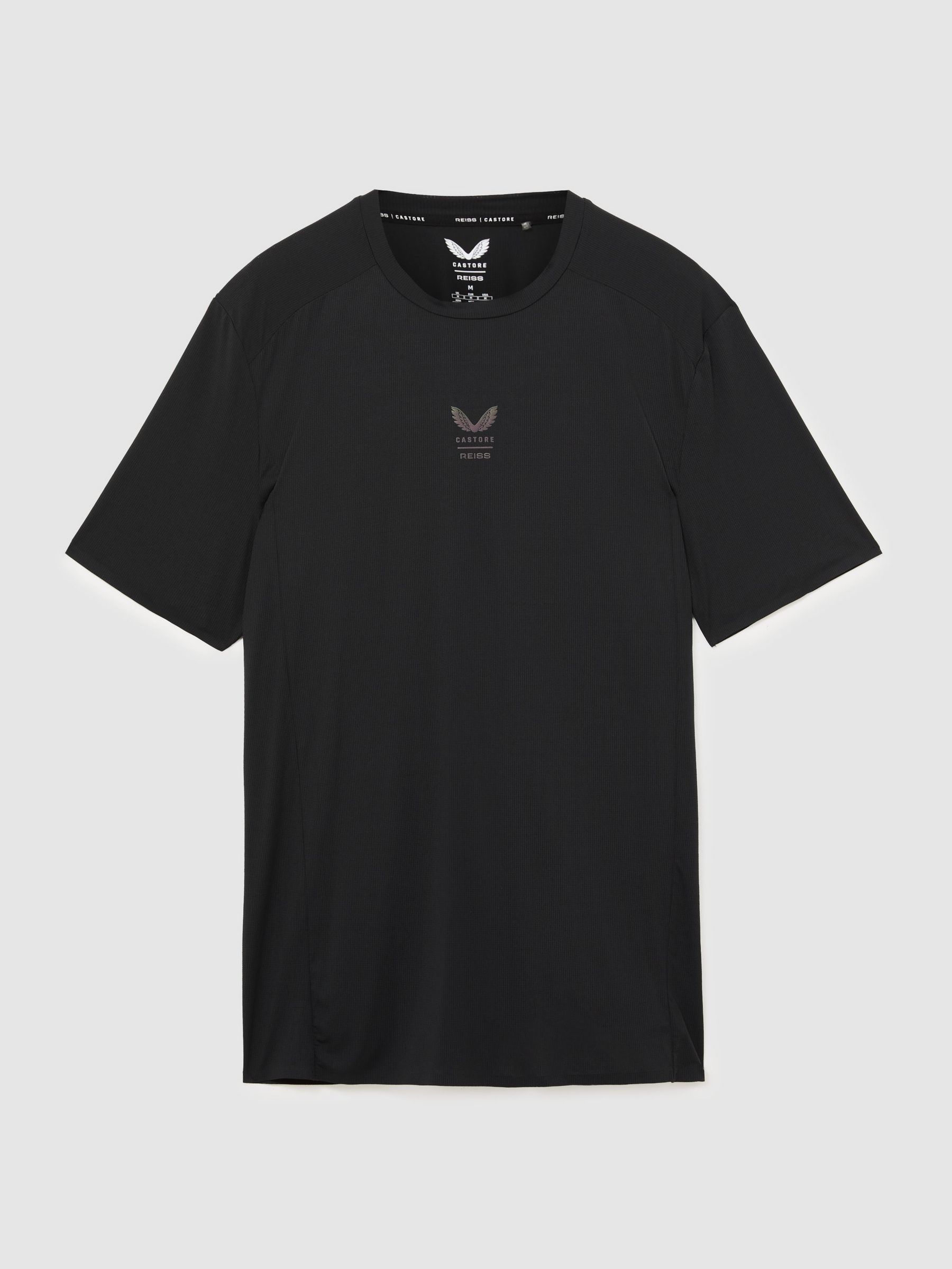 T-shirt Reiss | Castore Performance coupe moderne noir - Image 2 de 10